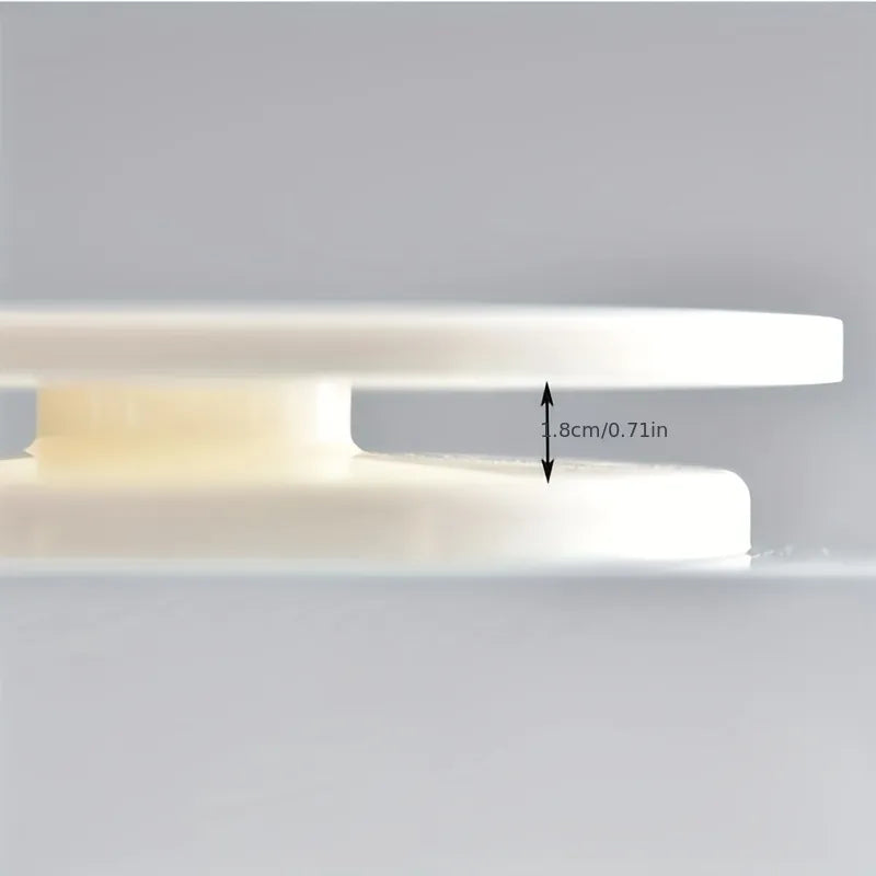 Mini Cookies Decorating Turntable with Stand 12.4x1.8cm Plastic Non-Slip