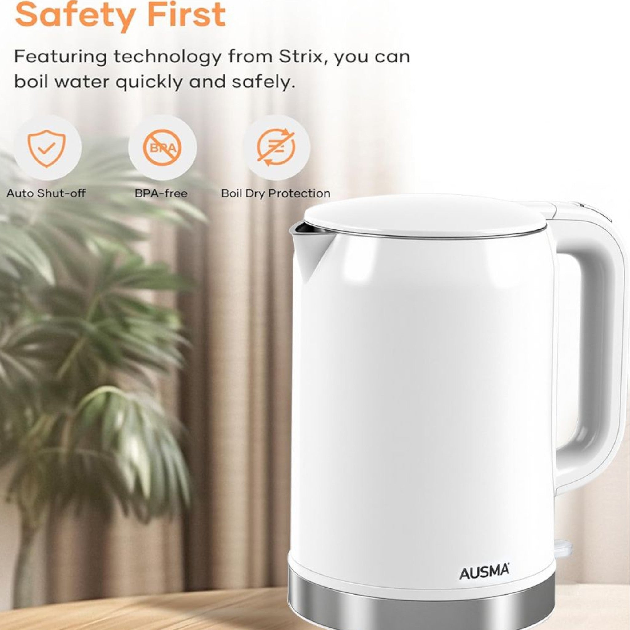 Ausma Electric Kettle 1.7L