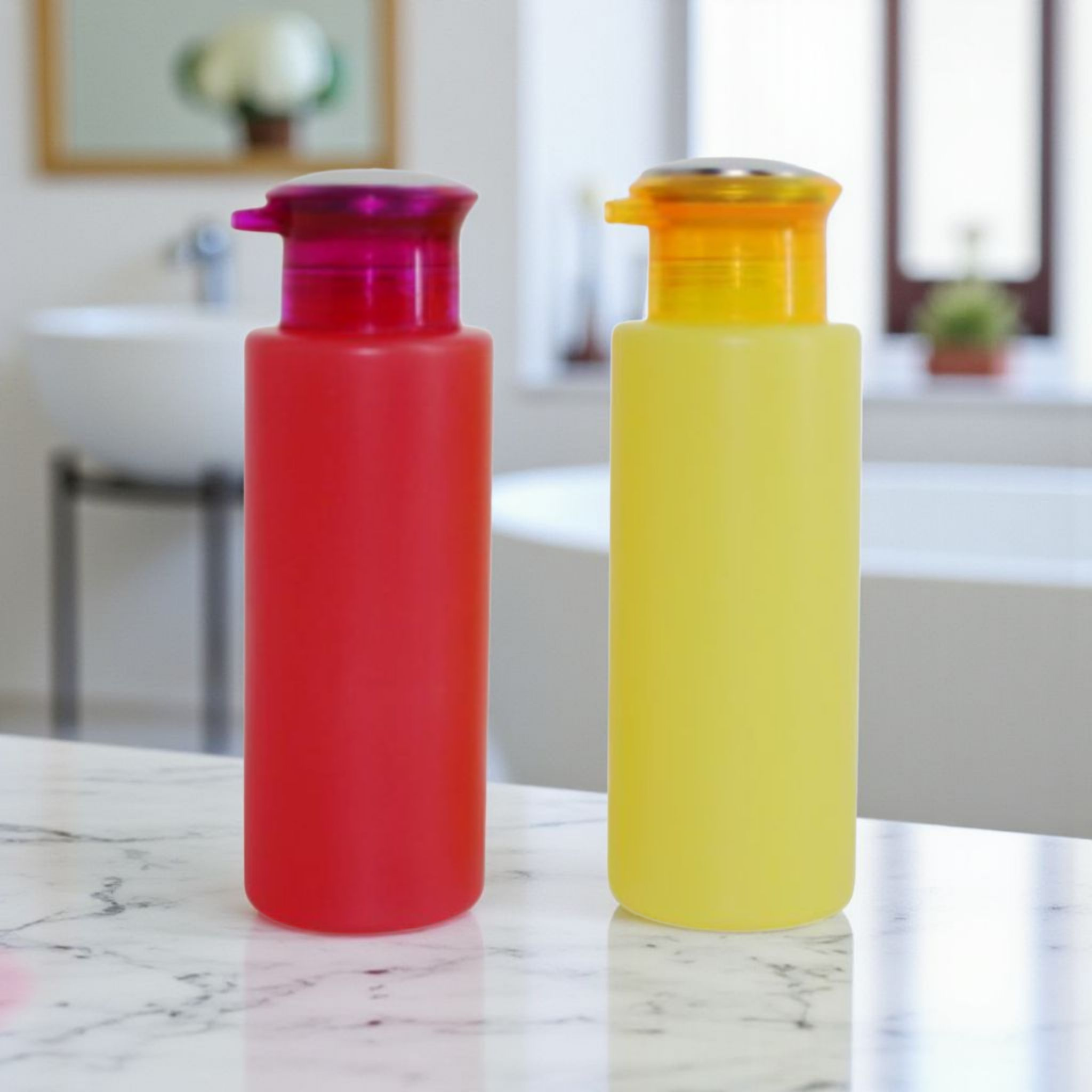 350ml Squeeze Sauce Bottle Plastic 2pc