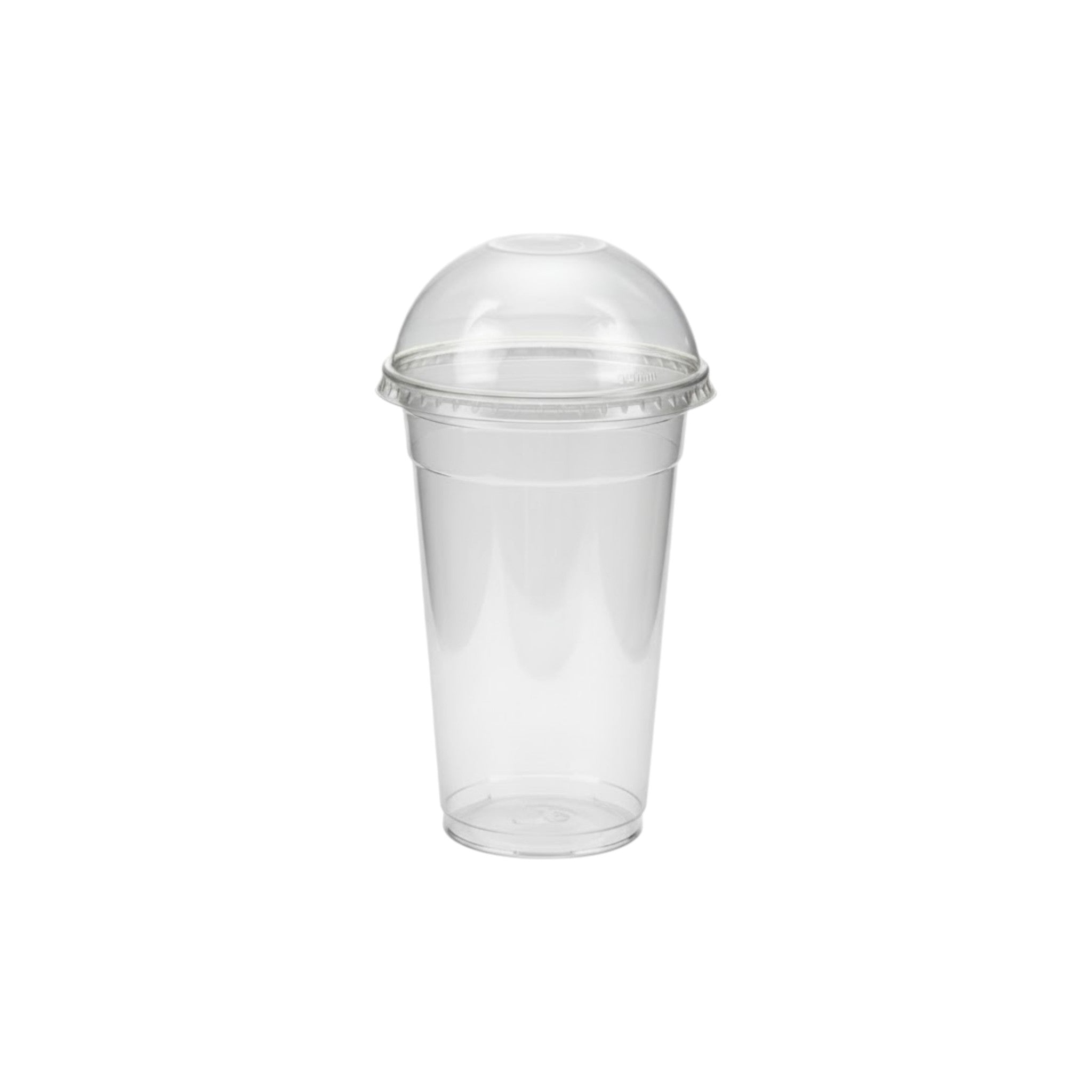 700ml Disposable Plastic Smoothie Clear Cup with Dome Lid 10pack