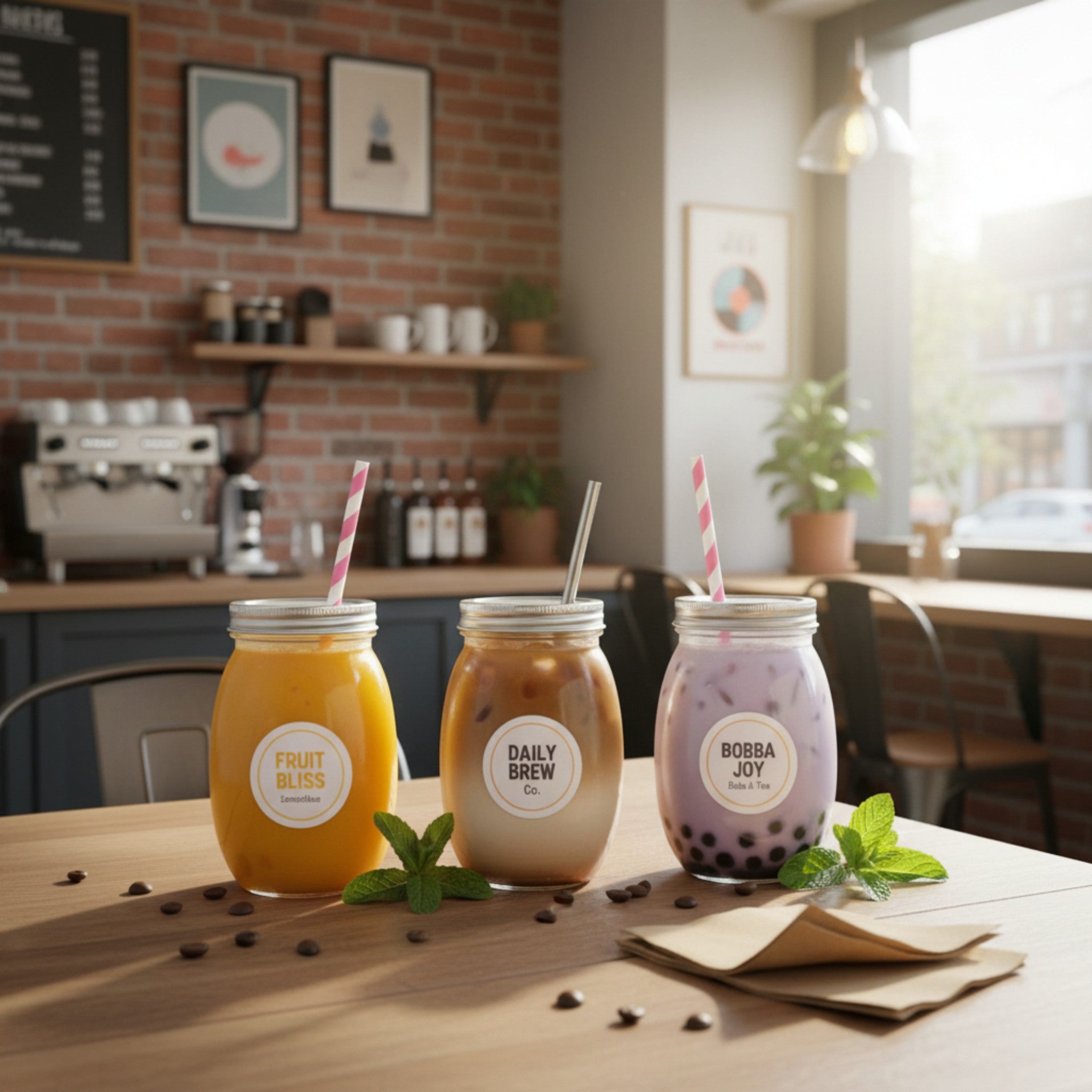 550ml Oval Shaped Food Grade Plastic Drinking Clear Can with Aluminium Pull Tab Lid