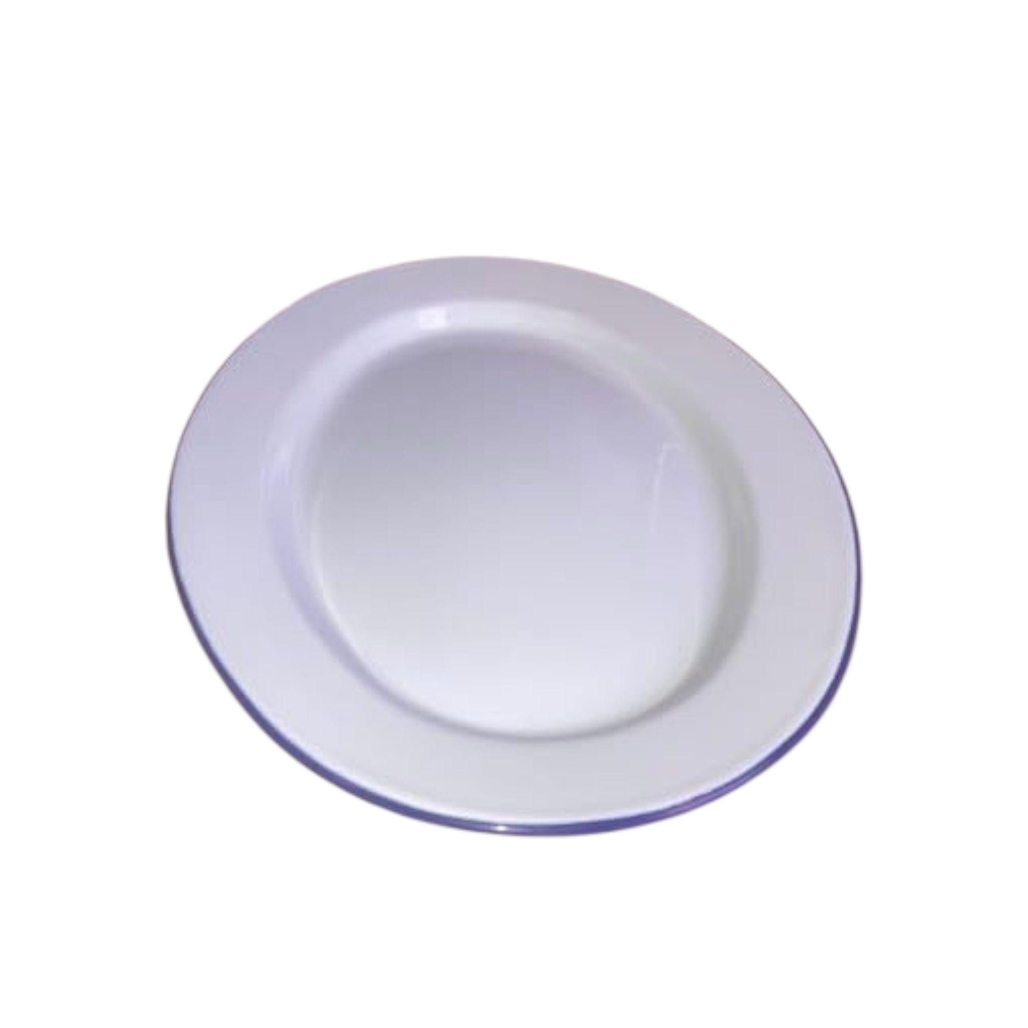 Enamel White Plate 36cm Oval