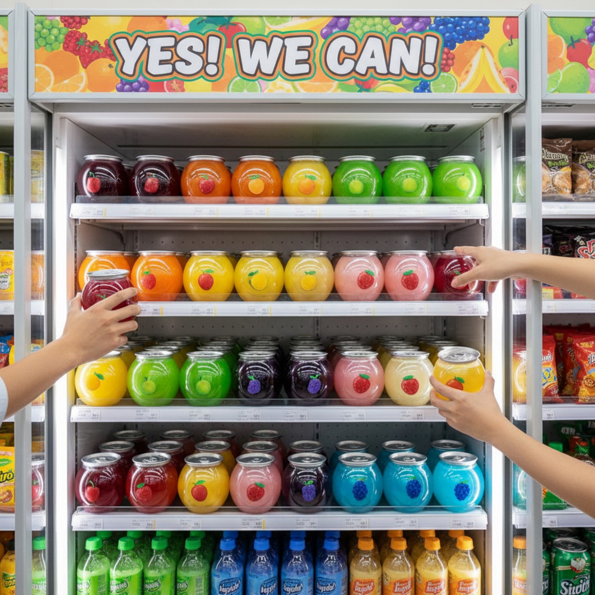 200ml Round Food Grade Plastic Drinking Clear Can with Aluminium Pull Tab Lid