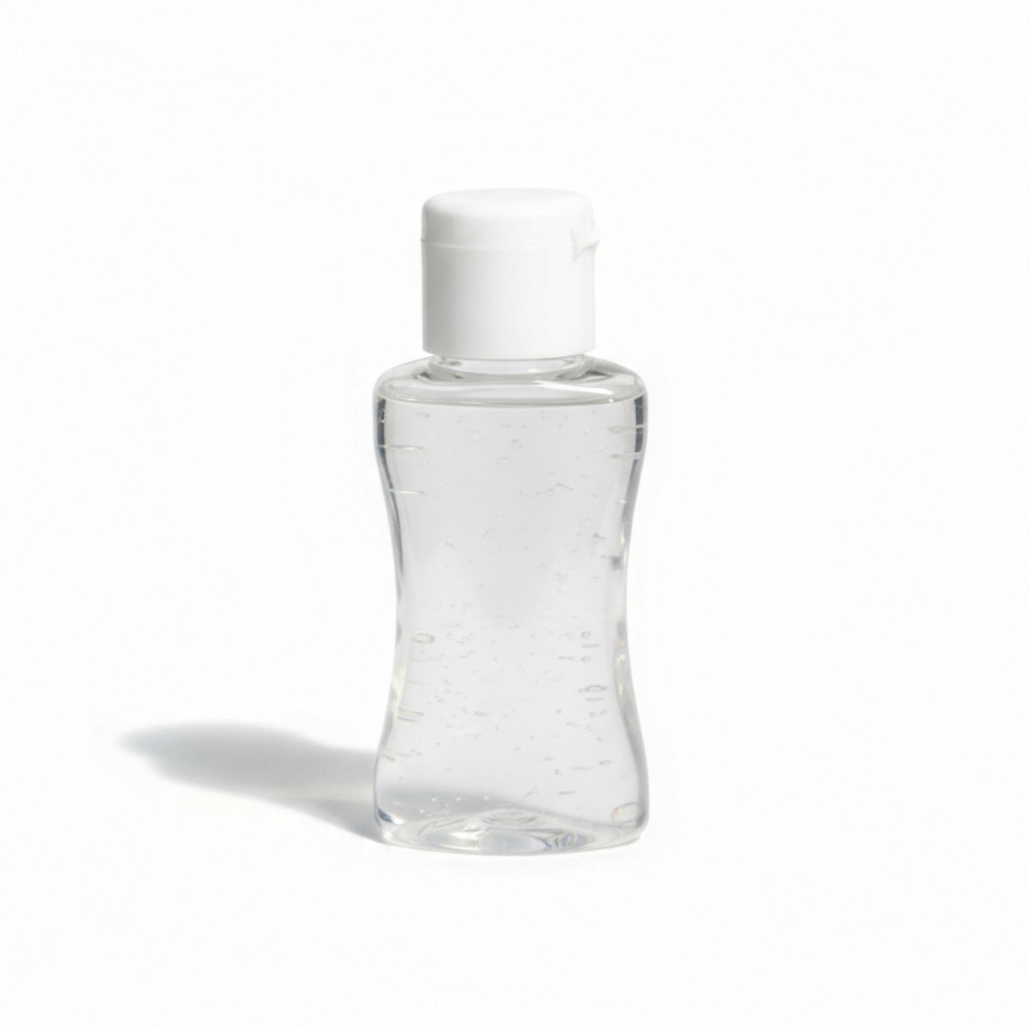 250ml PET Curve Plastic Bottle Clear with Lotion Flip Lid Nu Ware MC-PETF2-5