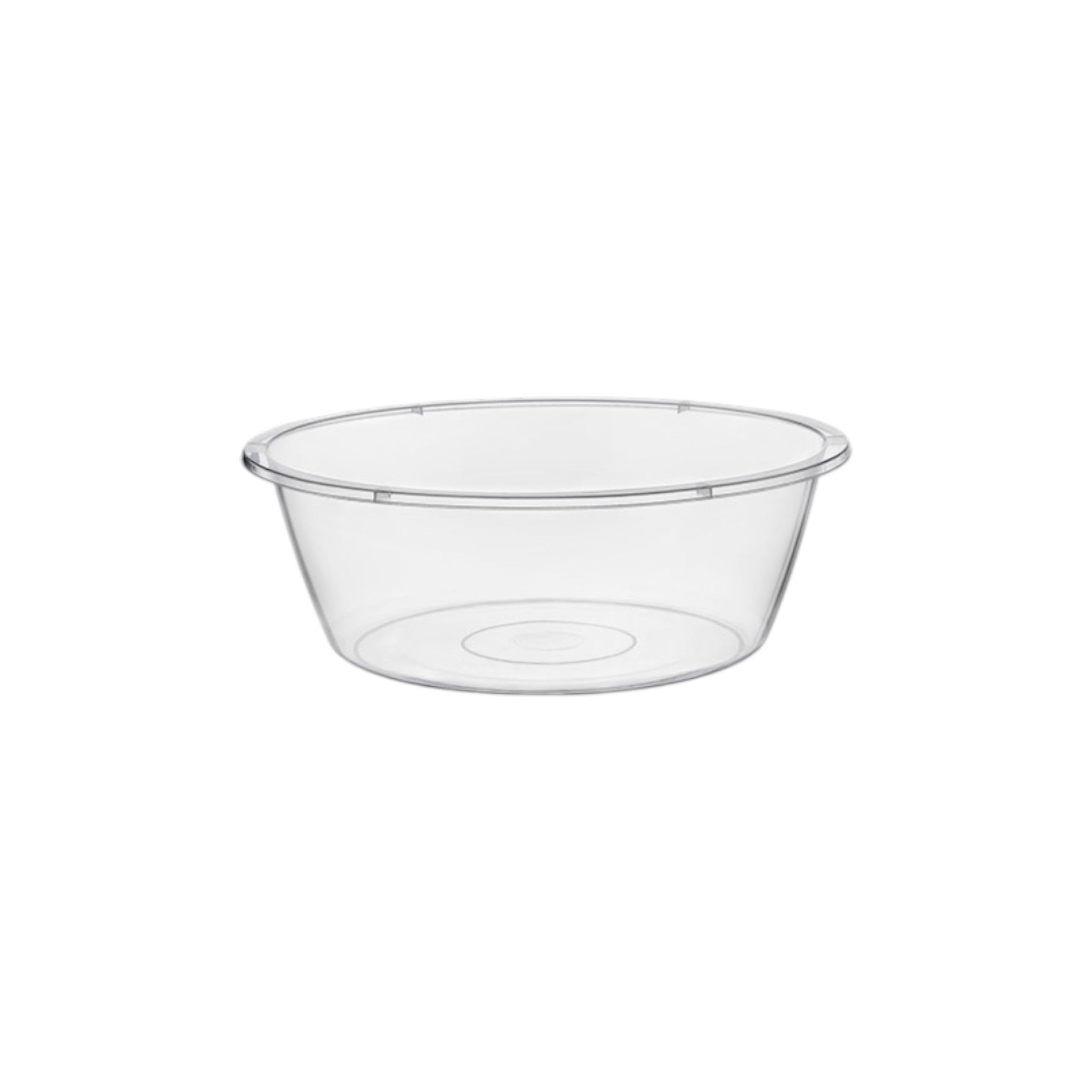 5L Baday Basin - Transparent Plastic Round Basin