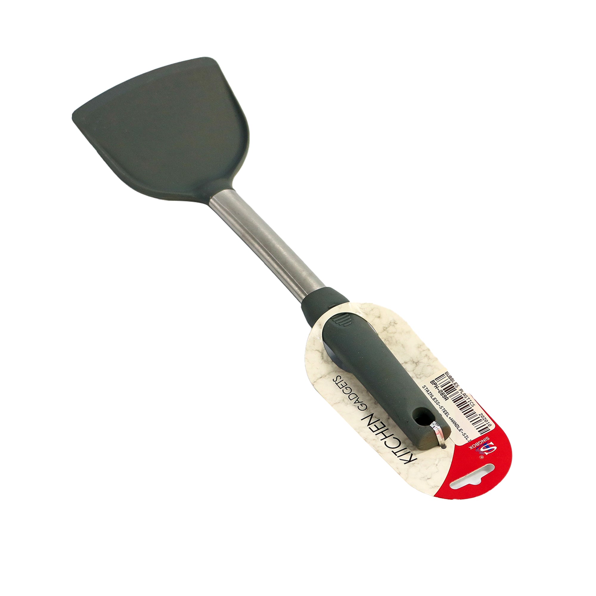 Silicone Serving Lifter Stainless Steel Handle Silica Gel Tableware