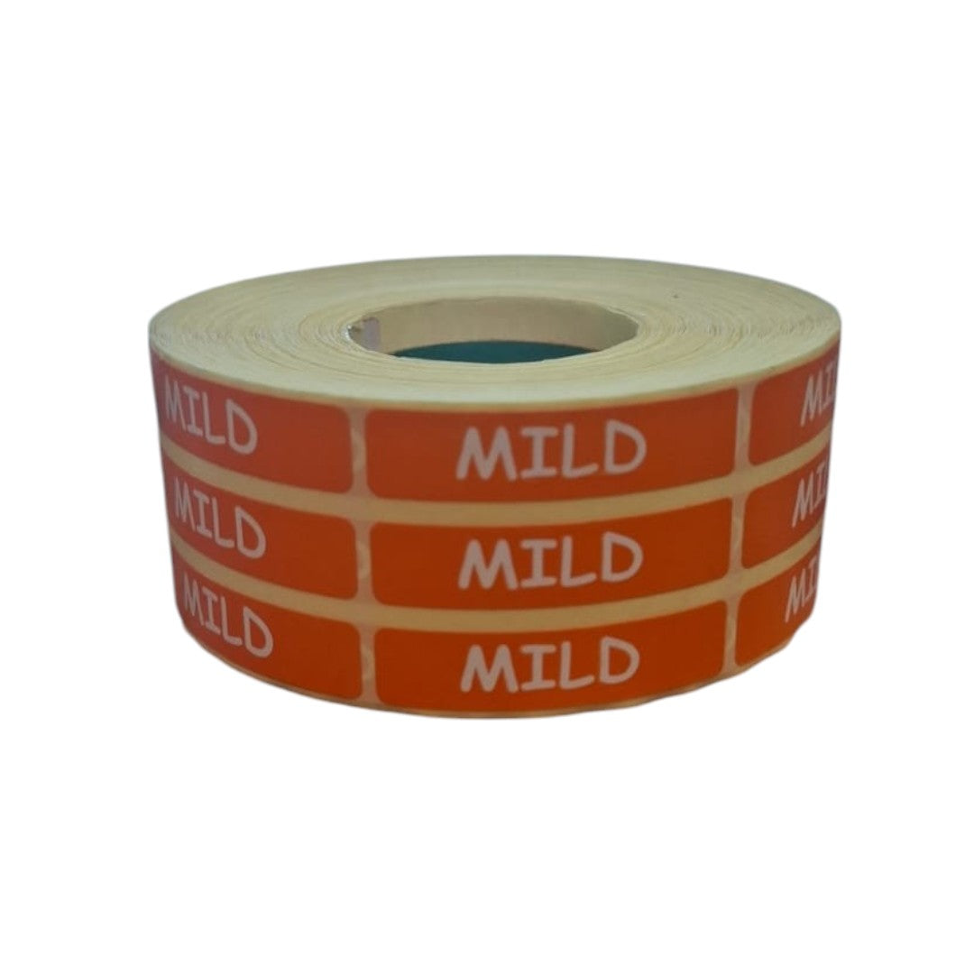 Mild Food Print Labels 11mmx48mm Stickers 3000pcs ML-Range