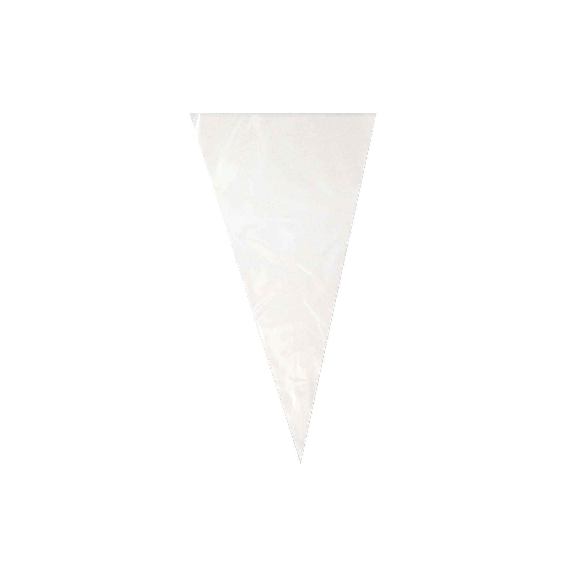 LDPE Plastic Piping Cone Bags Transparent 100pack