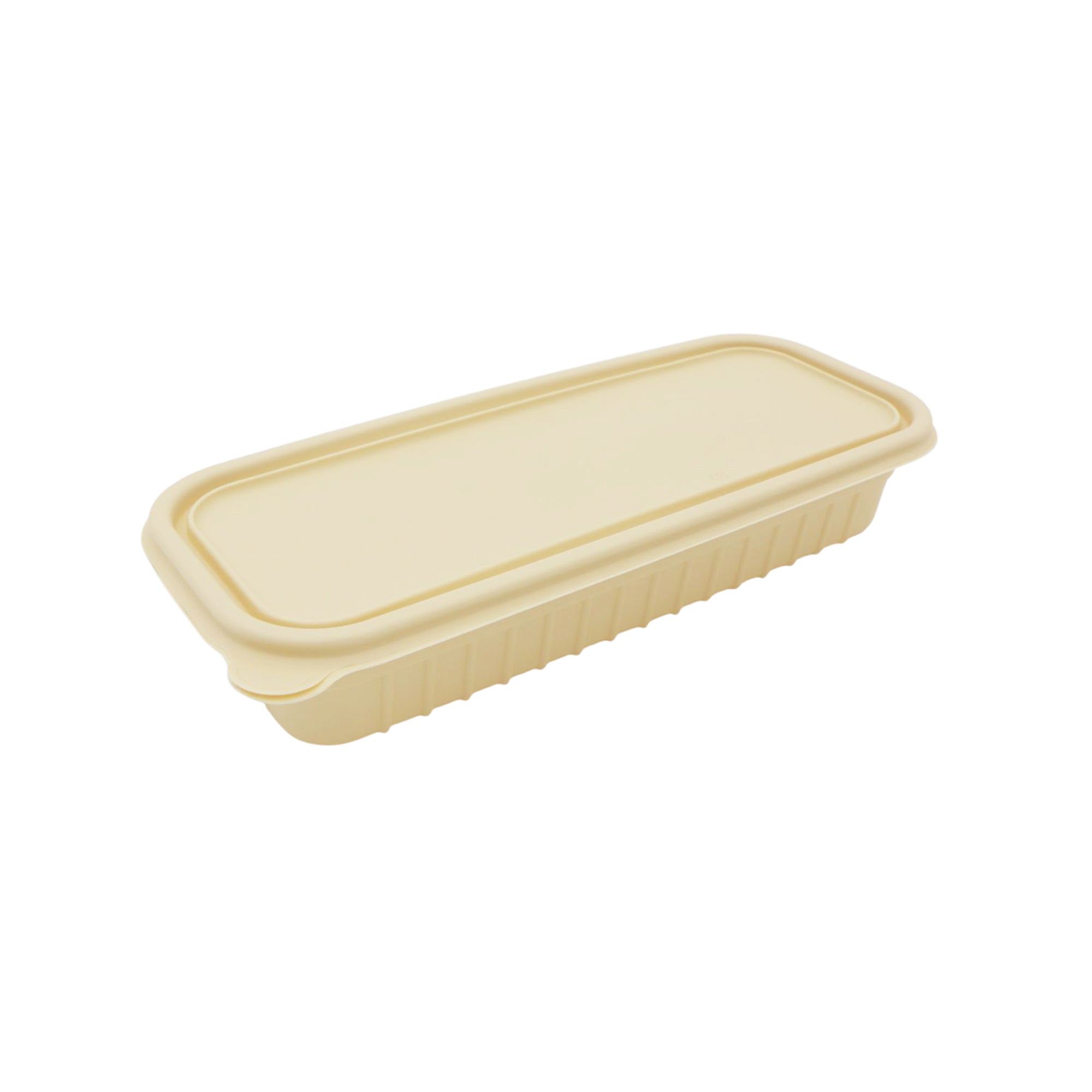 Microwavable Takeaway Lunchbox Food Tray with Lid 24x10cm Biodegradable Eco Friendly 10pack