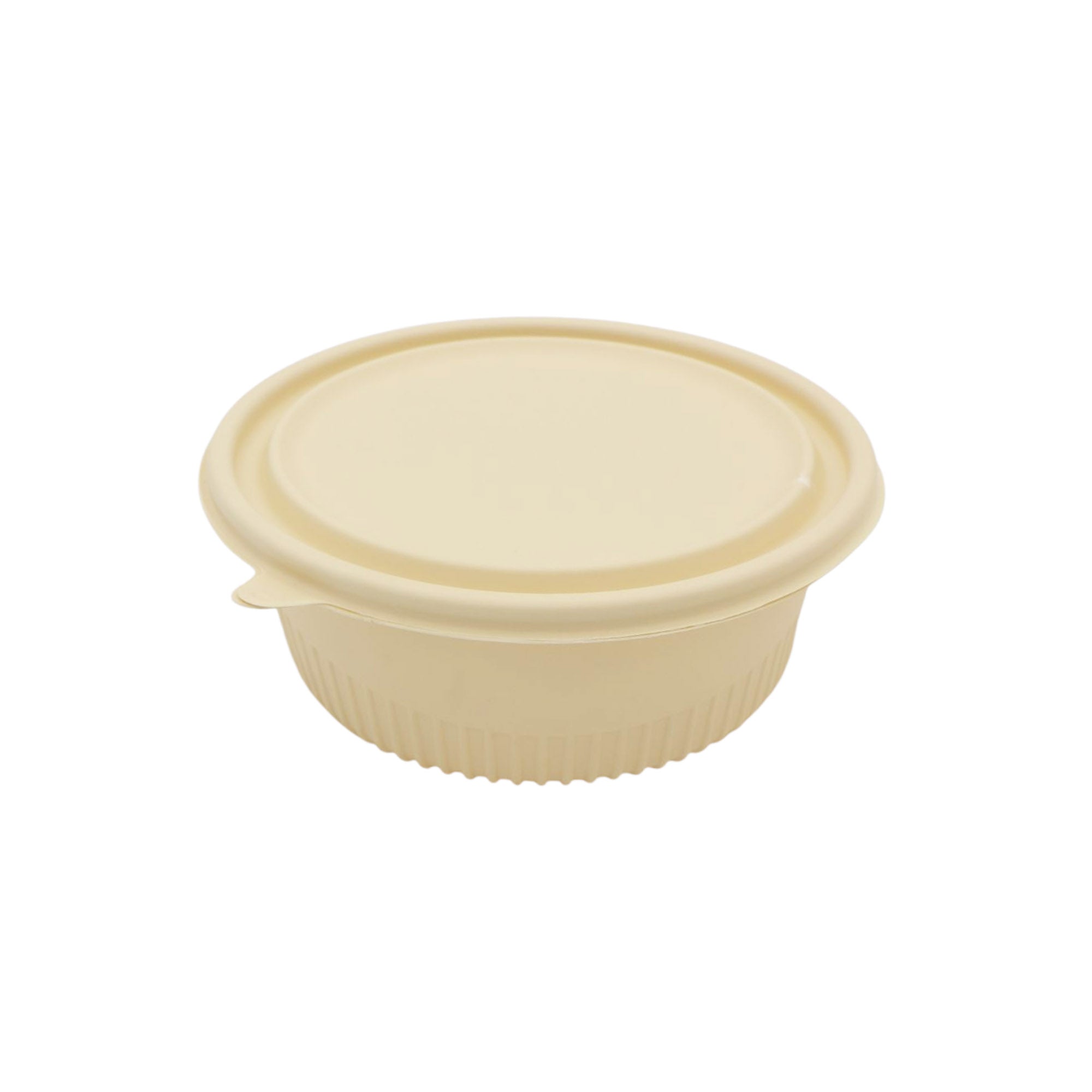 Microwavable Takeaway Food Bowls 17.5cm Biodegradable Eco Friendly 10pack