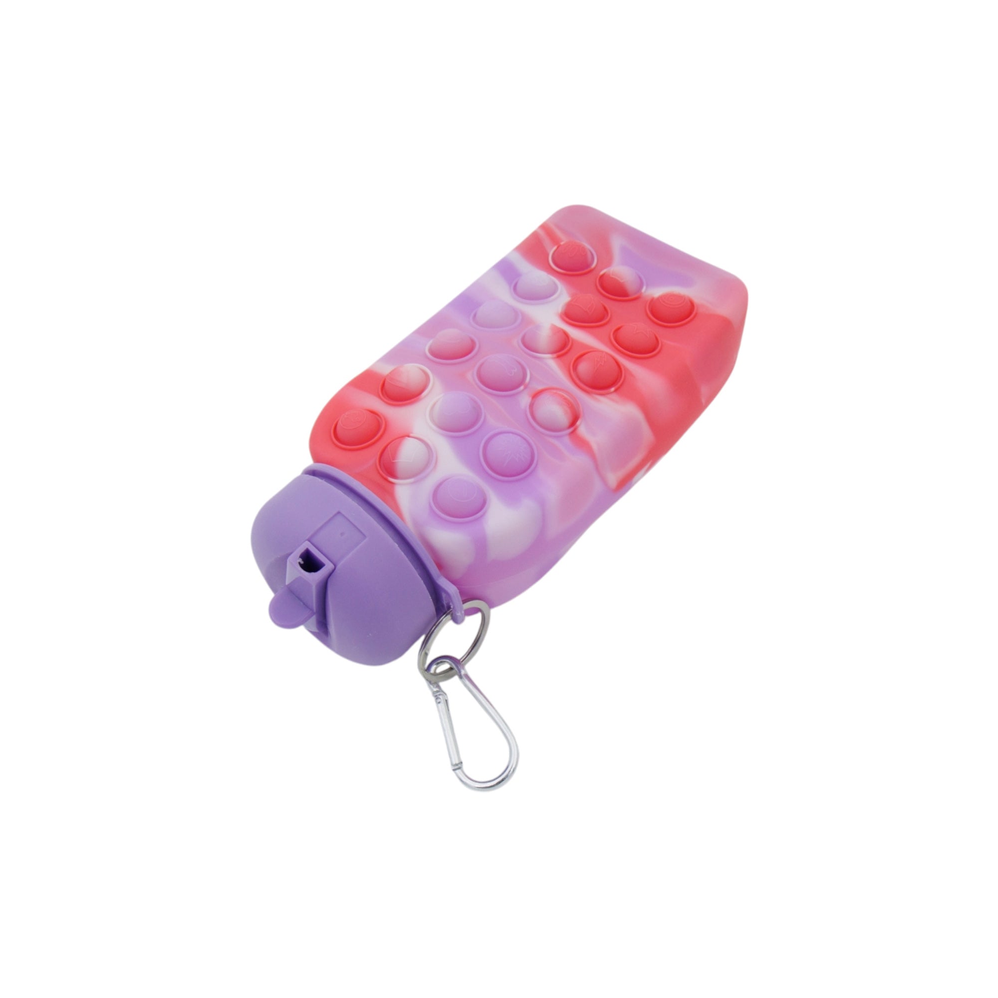 Squeezable Colourful Silicone Bubble Water Leak-Proof Bottle for Kids 500ml