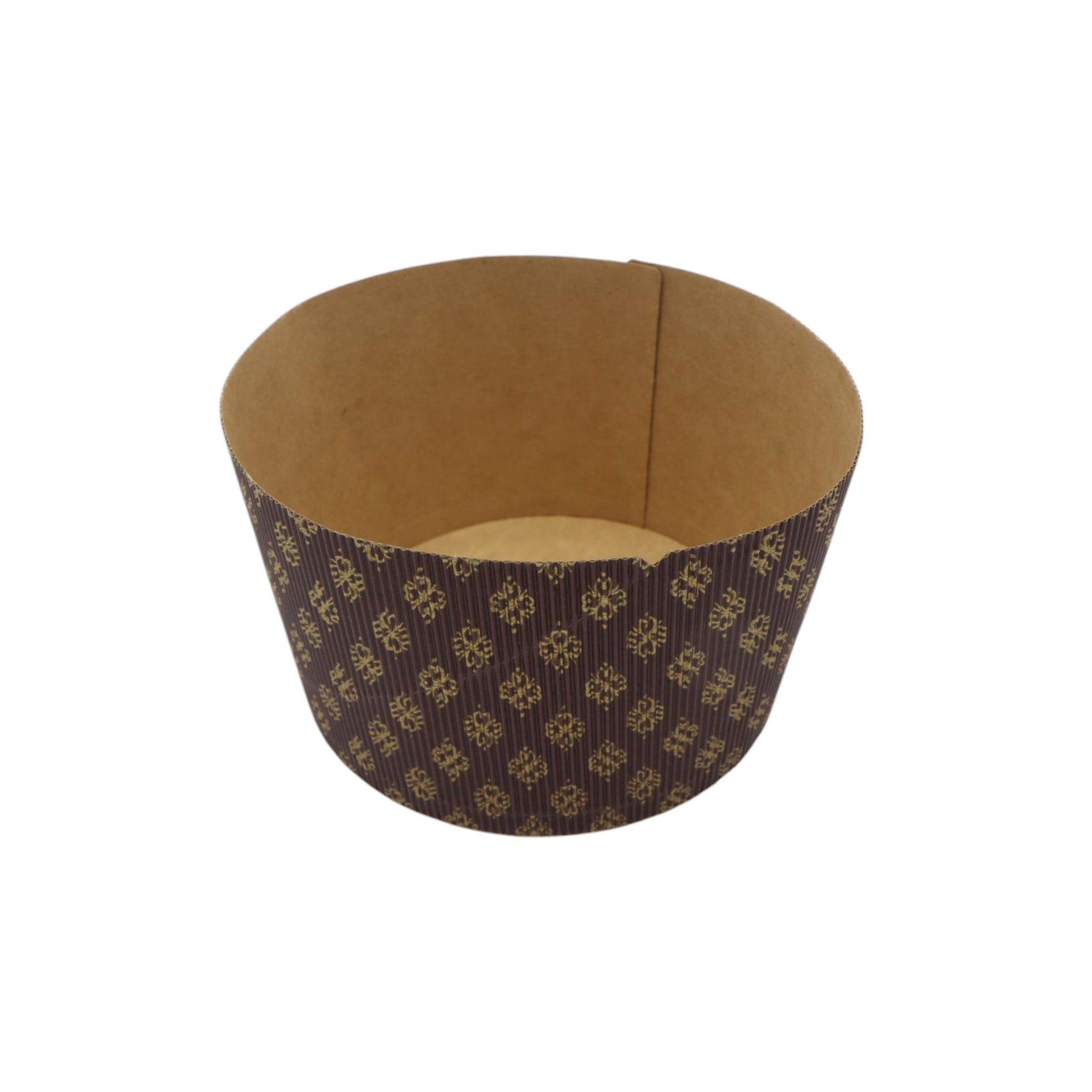 Panettone Paper Popcorn Bucket - Paper Baking Mold 17x10x20cm