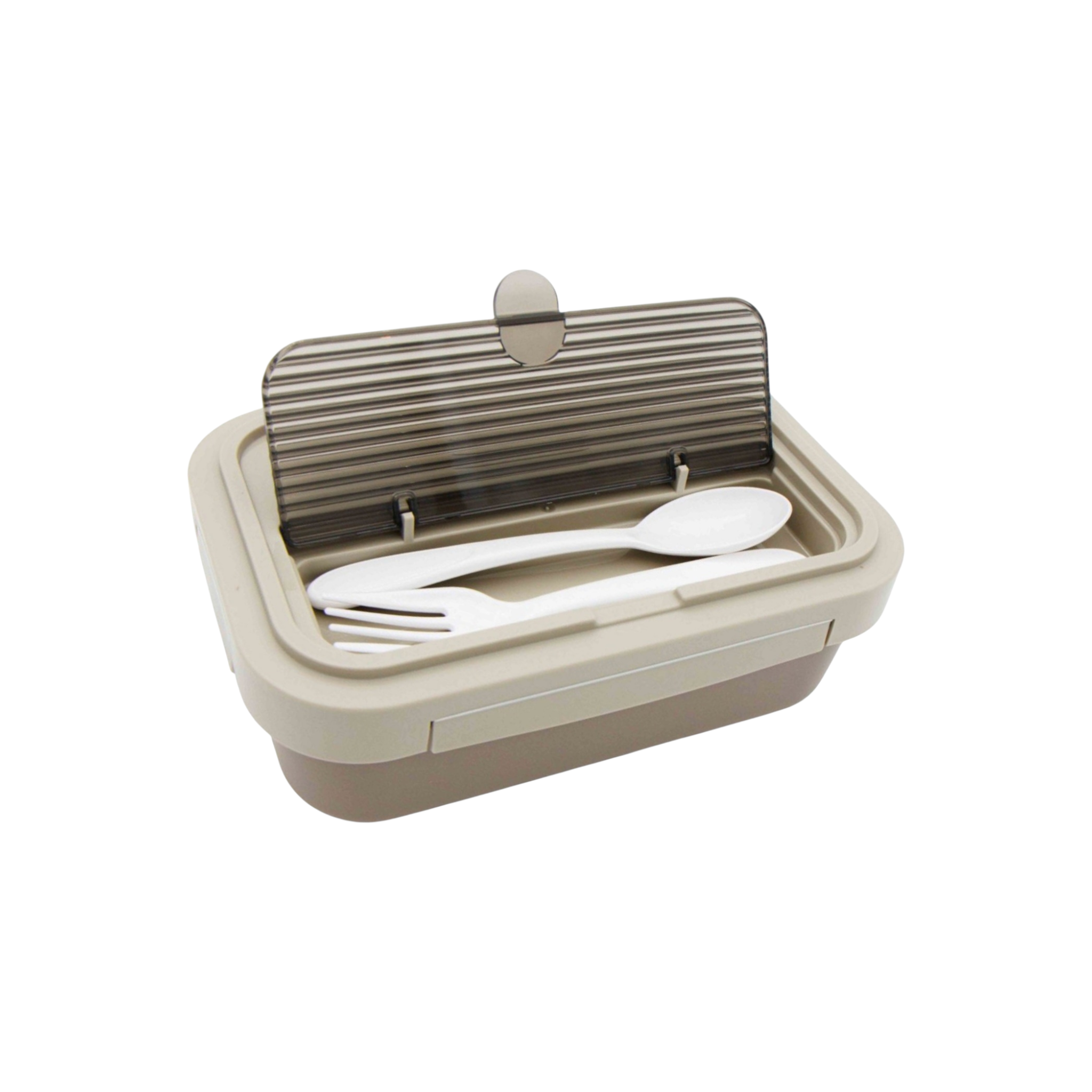 Wonferful Life Bento Thermal Lunch Box with Reusable Utensils Plastic 1.2L