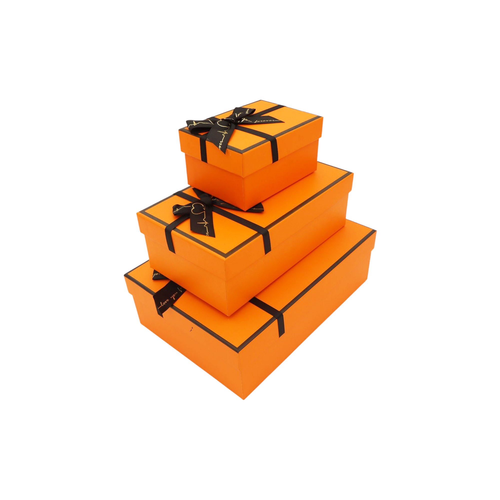 Nested Luxury Bow Gift Box 3pc Set