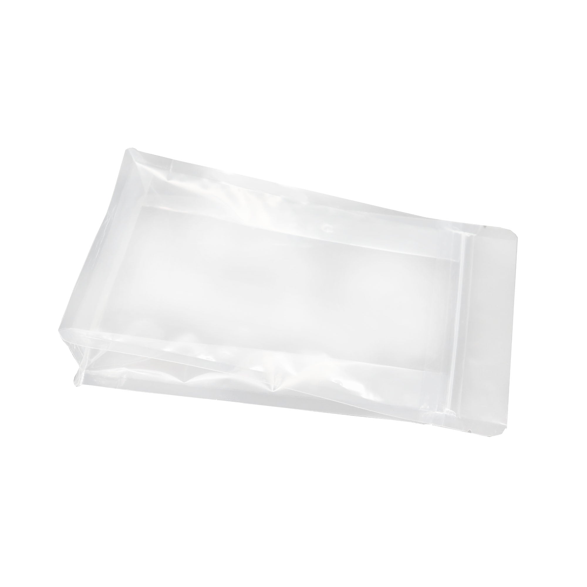 Stand-Up Resealable Pouch Bag Transparent Flat Bottom 10pack