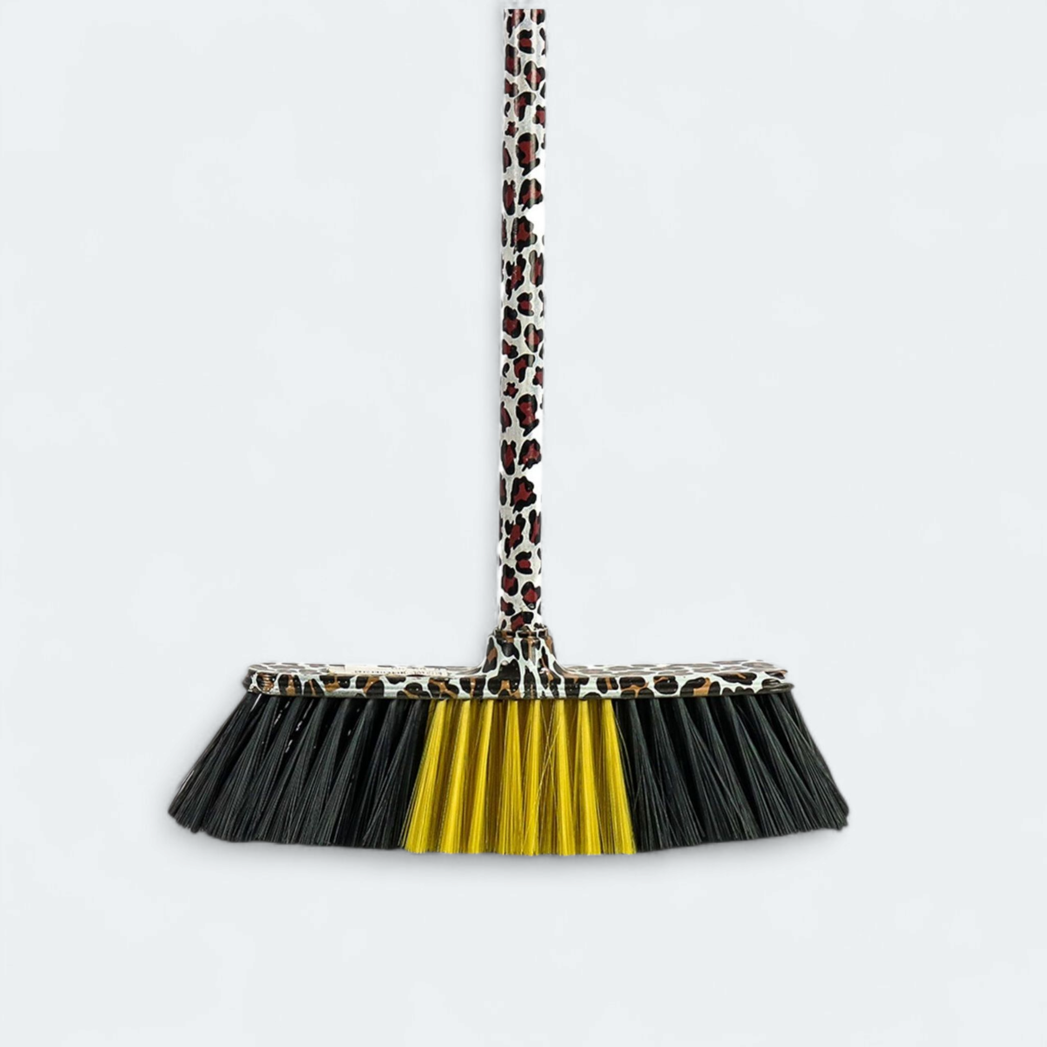 Household Floor Broom Patterned Steel Stick 386