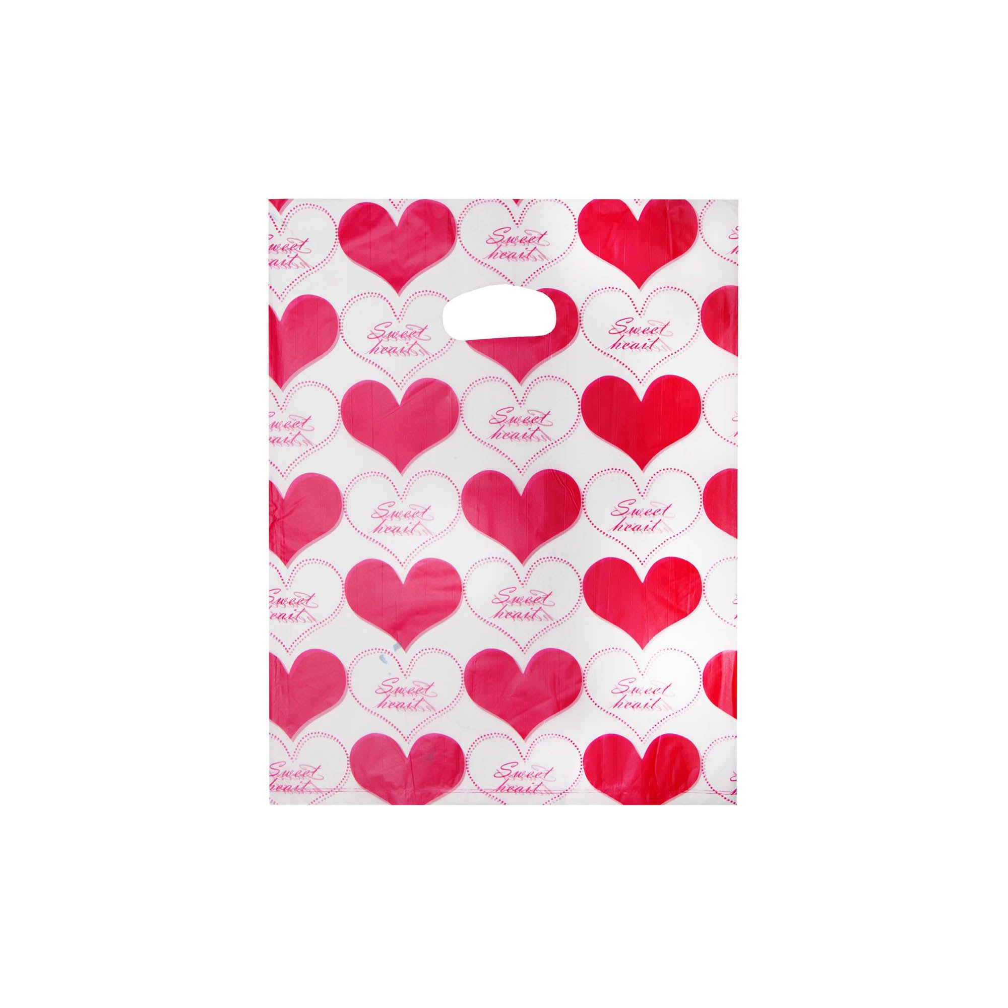 Plastic Boutique Bag Printed Medium 25x35cm 25pack