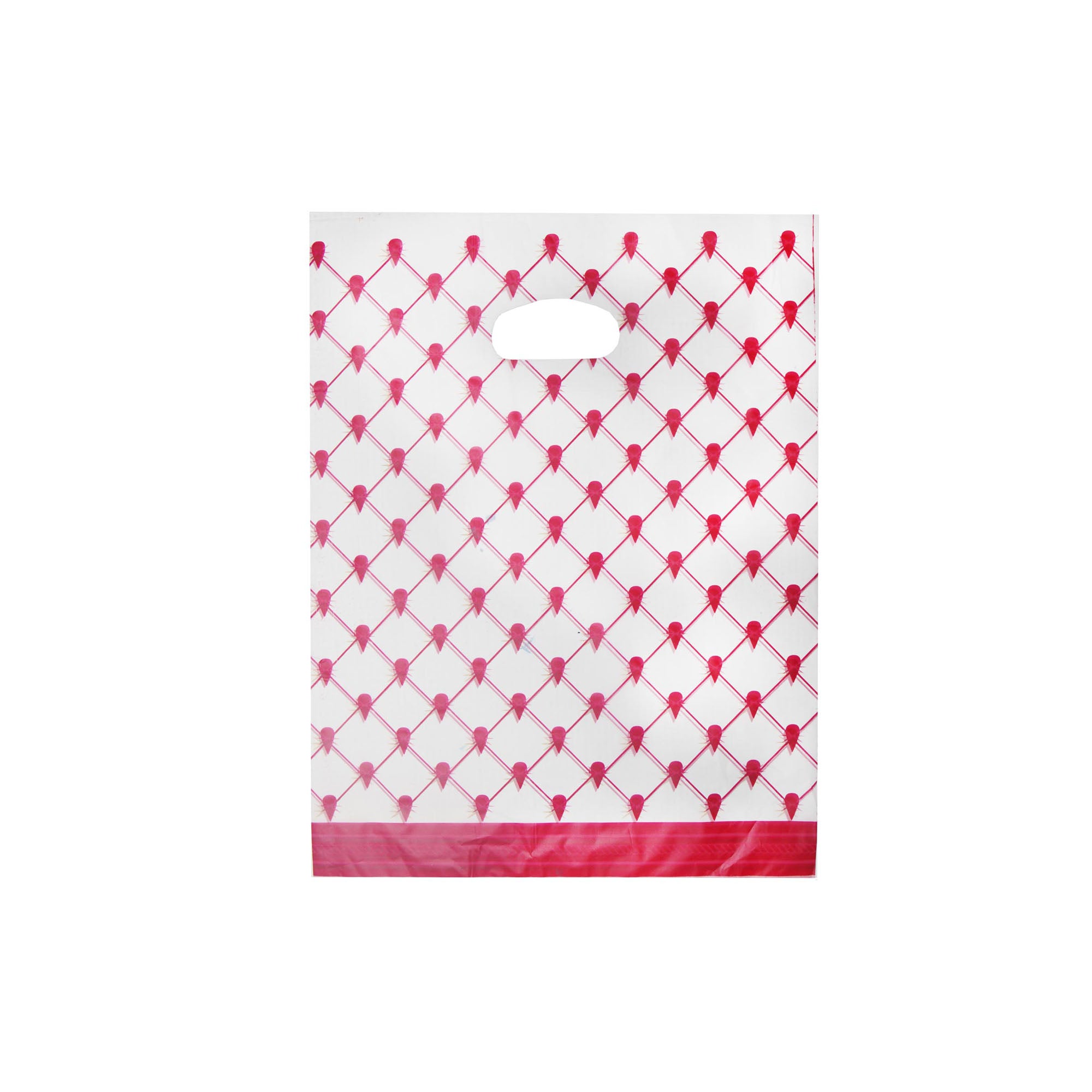 Plastic Boutique Bag Printed Medium 25x35cm 25pack