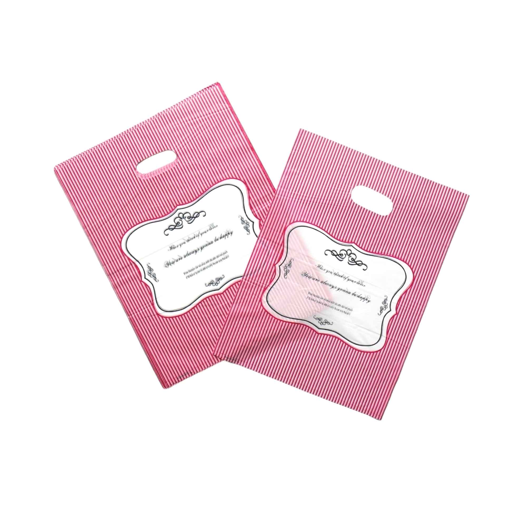 Plastic Boutique Bag Printed Large 30x40cm 25pack