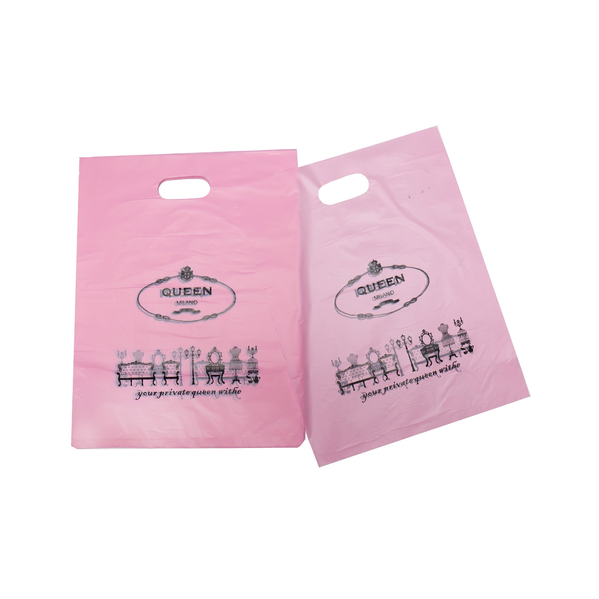 Plastic Boutique Bag Printed Large 30x40cm 25pack