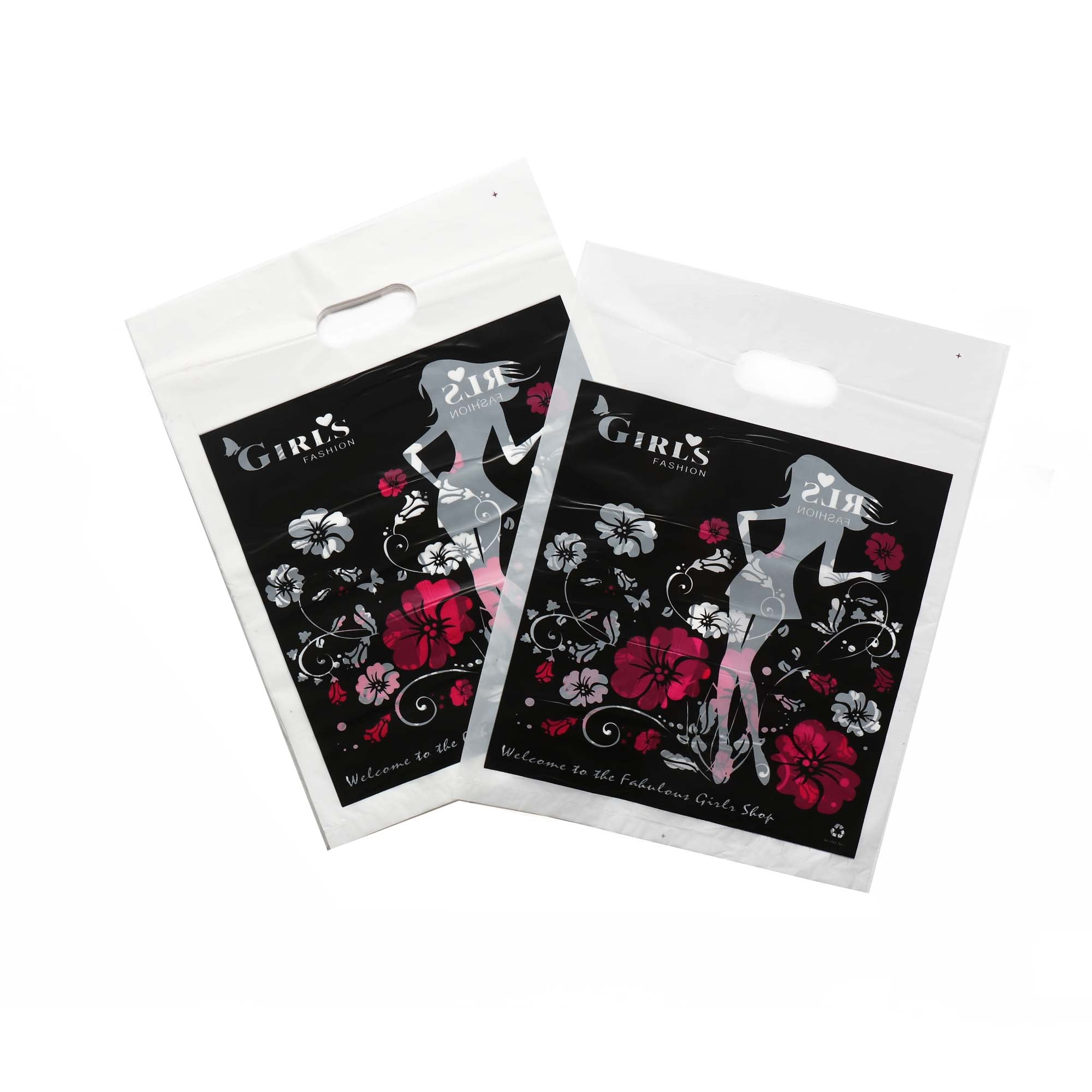 Plastic Boutique Bag Printed Large 30x40cm 25pack