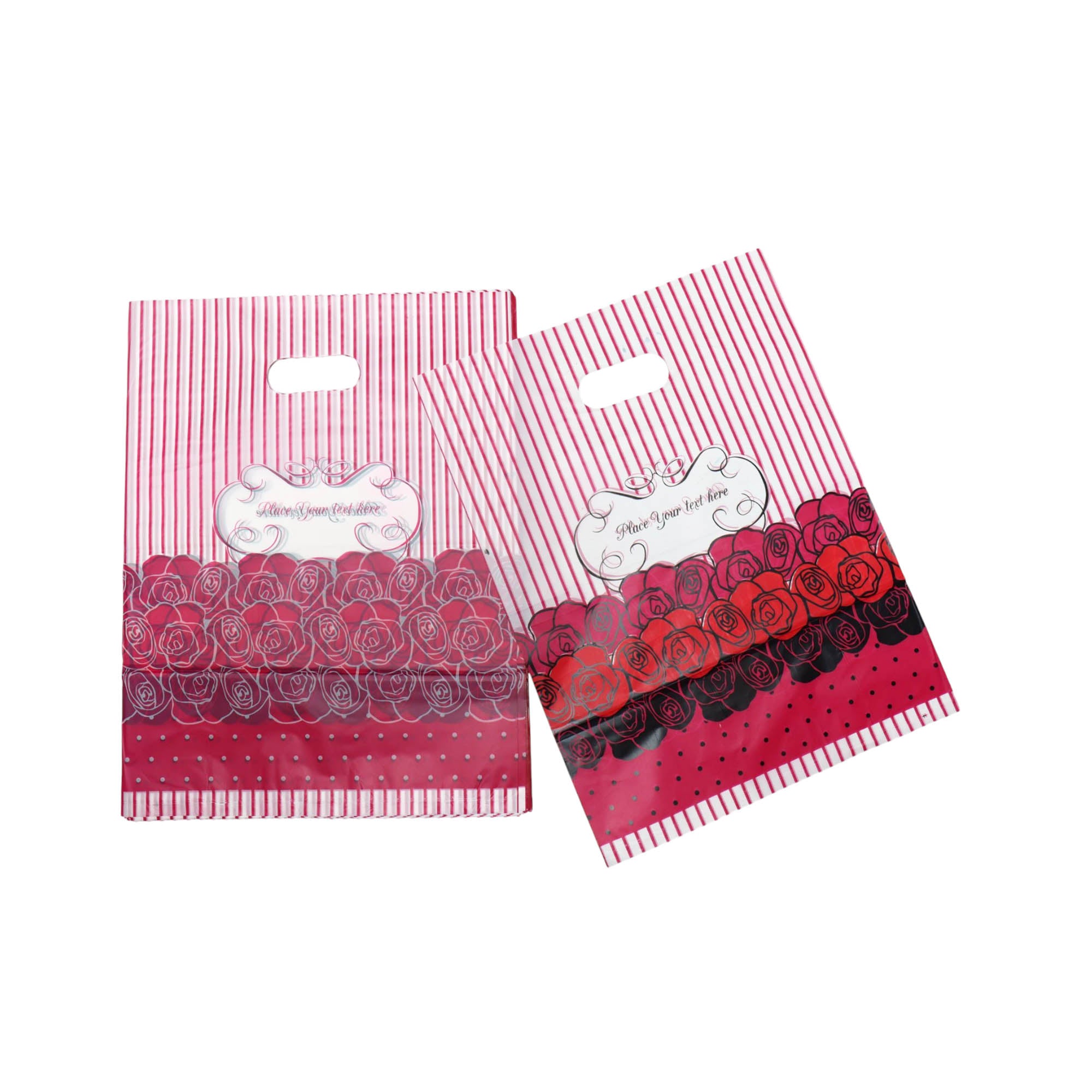 Plastic Boutique Bag Printed Large 30x40cm 25pack