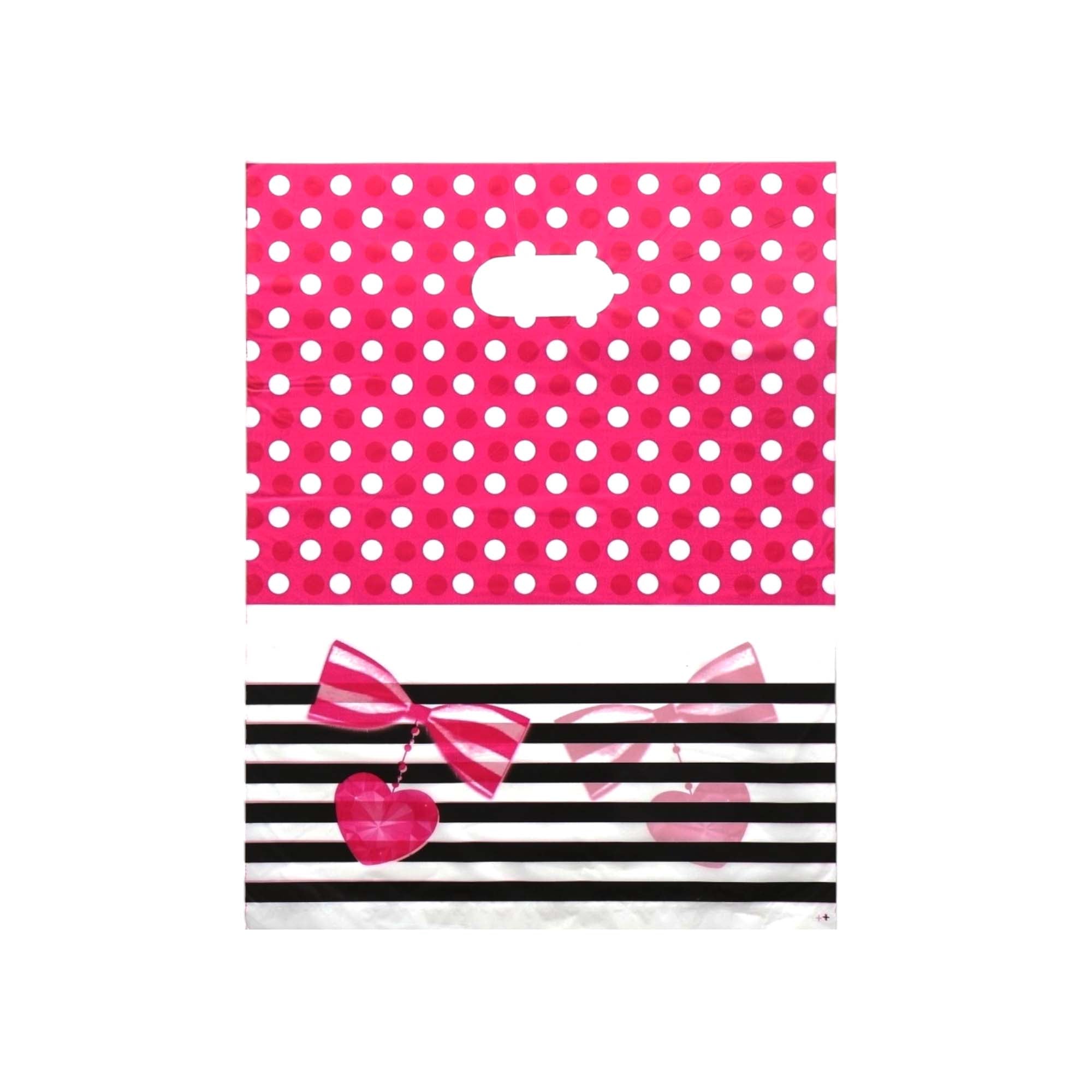 Plastic Boutique Bag Printed Large 30x40cm 25pack