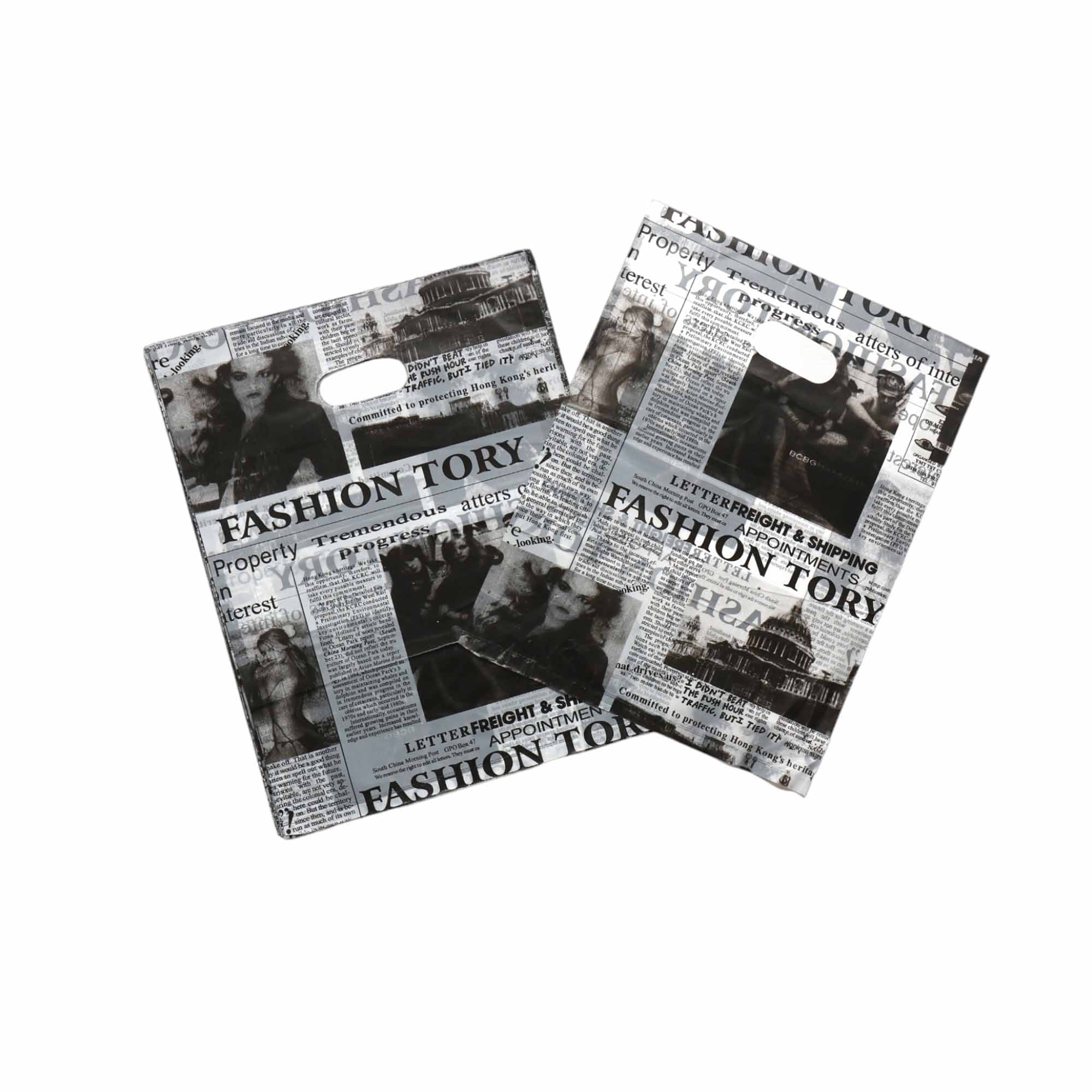 Plastic Boutique Bag Printed Large 30x40cm 25pack