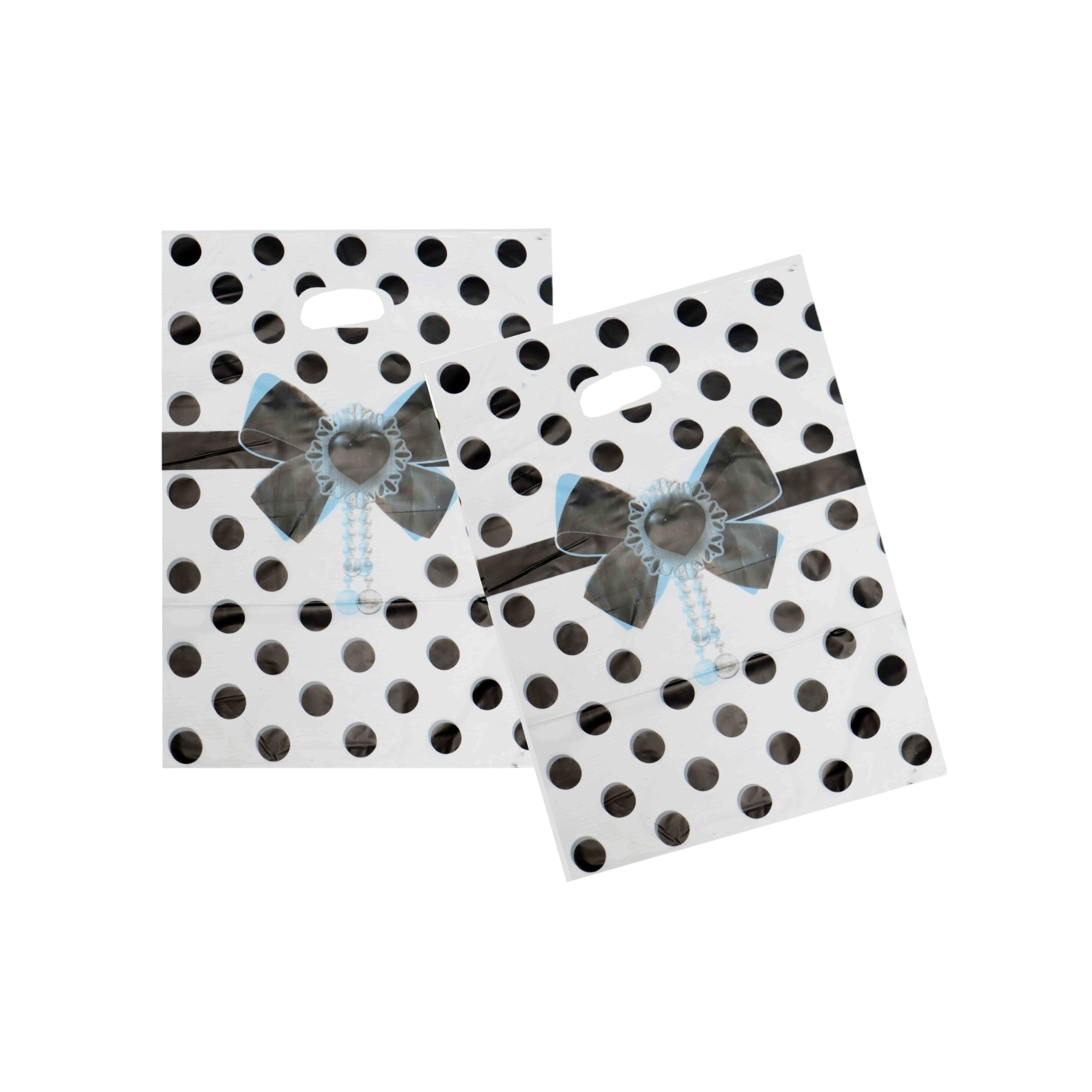 Plastic Boutique Bag Printed Large 30x40cm 25pack