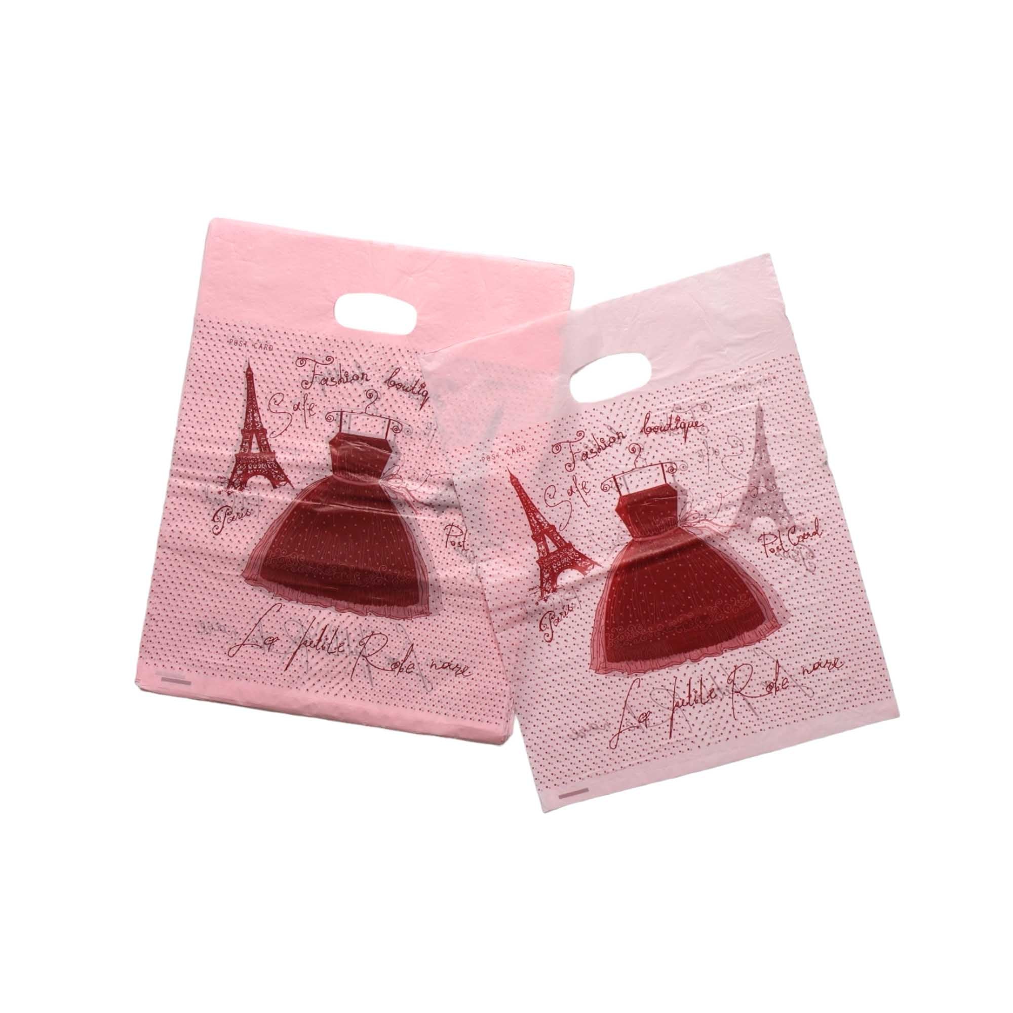 Plastic Boutique Bag Printed Large 30x40cm 25pack