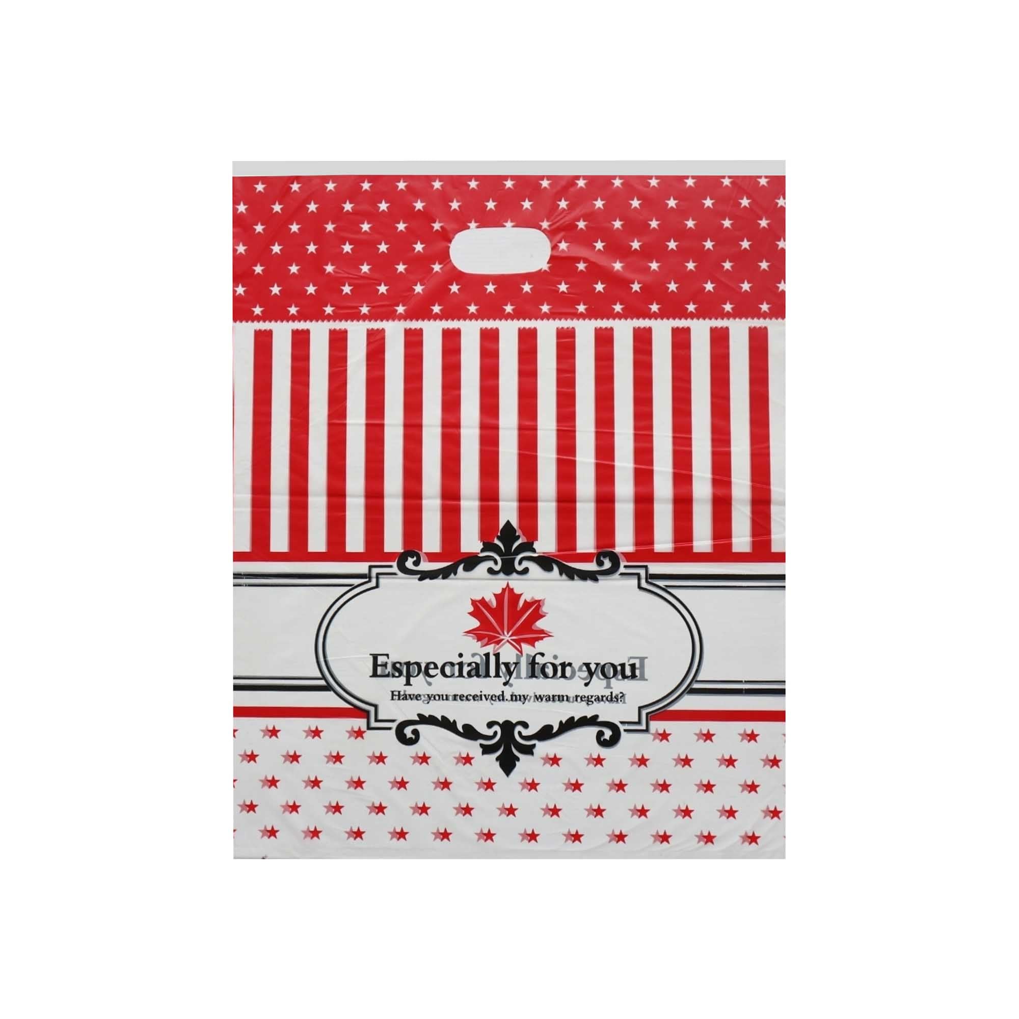 Plastic Boutique Bag Printed XLarge 40x50cm 25pack