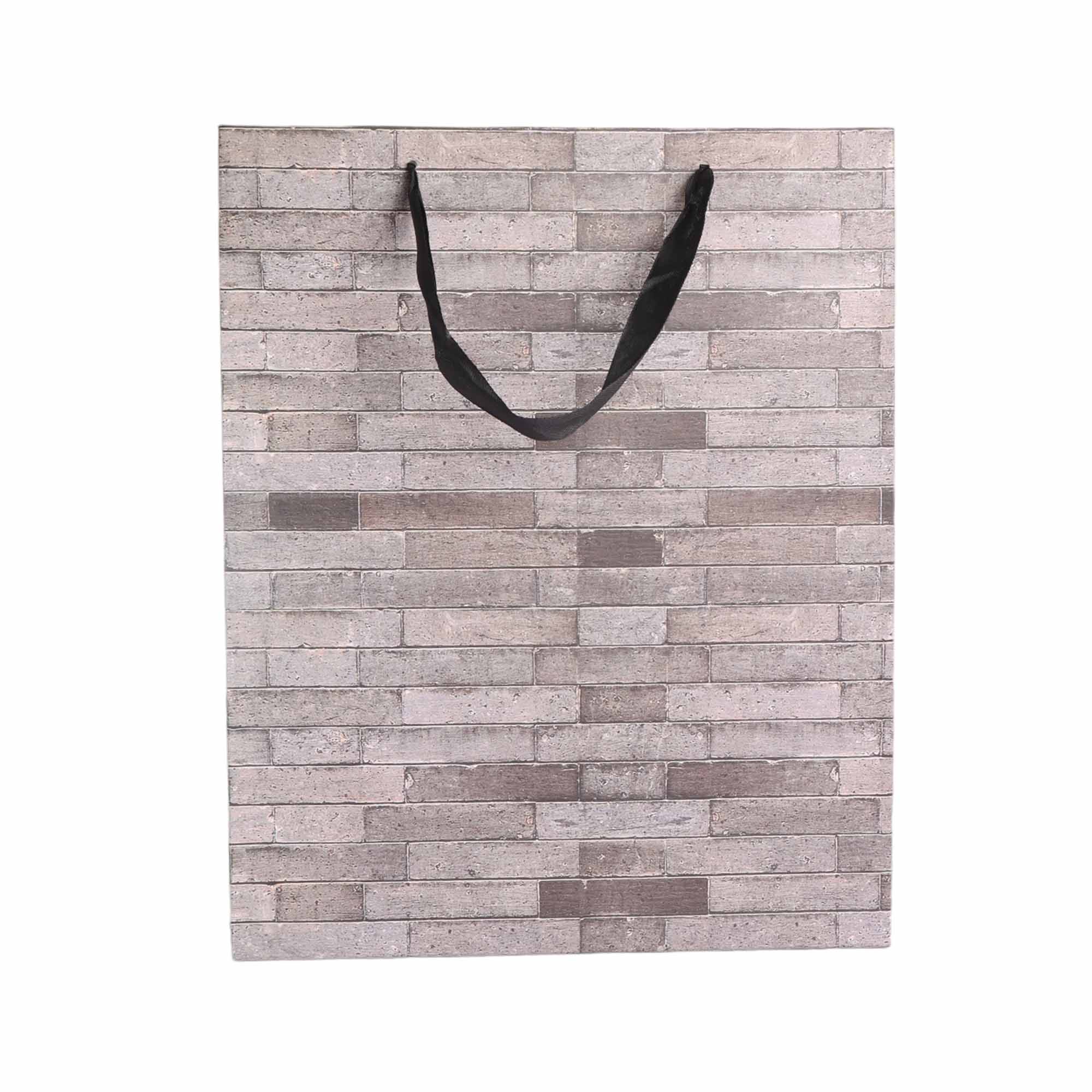 Designer Gift Paper Bag Wall Print 18x23cm Small