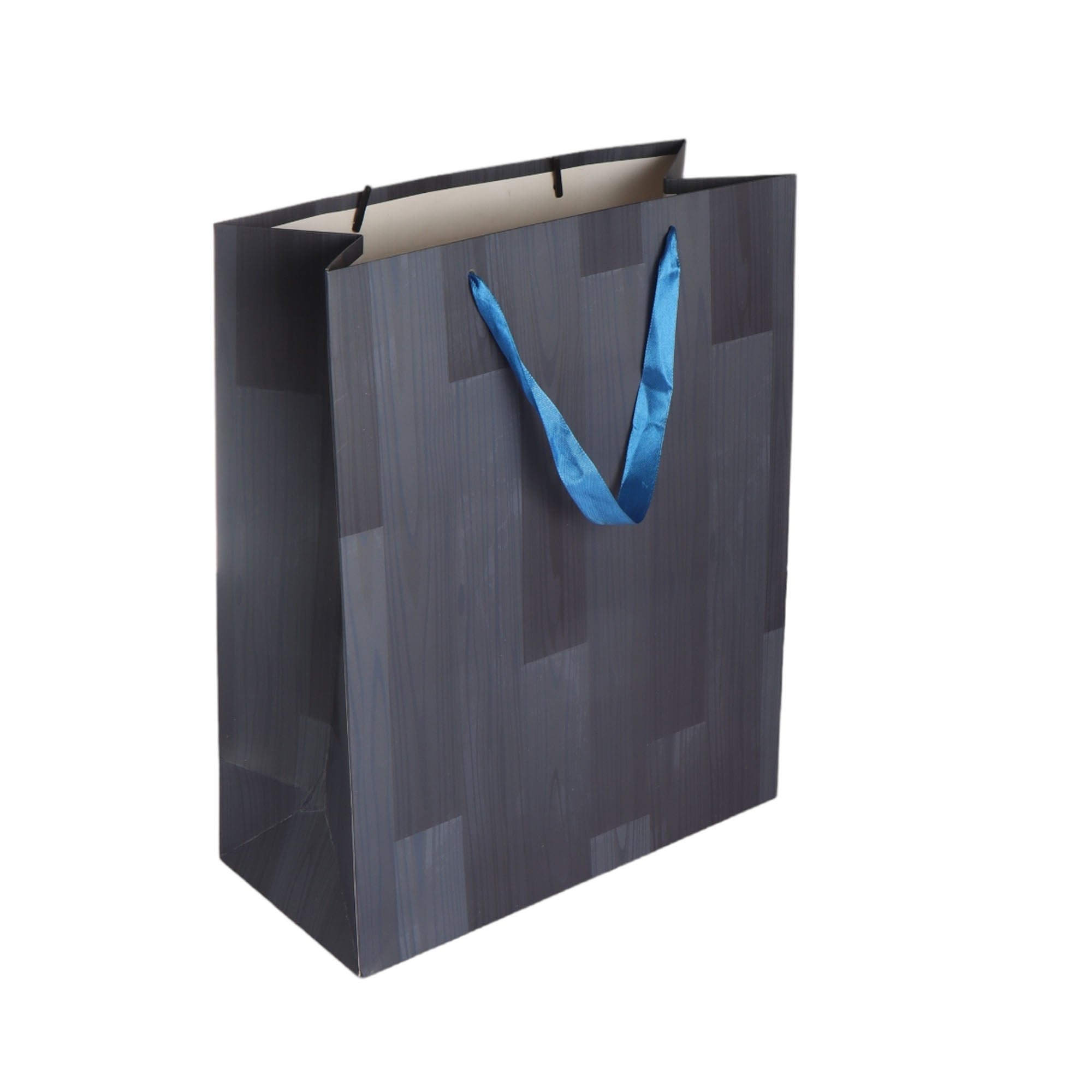 Designer Gift Paper Bag Wood 26x32cm Large