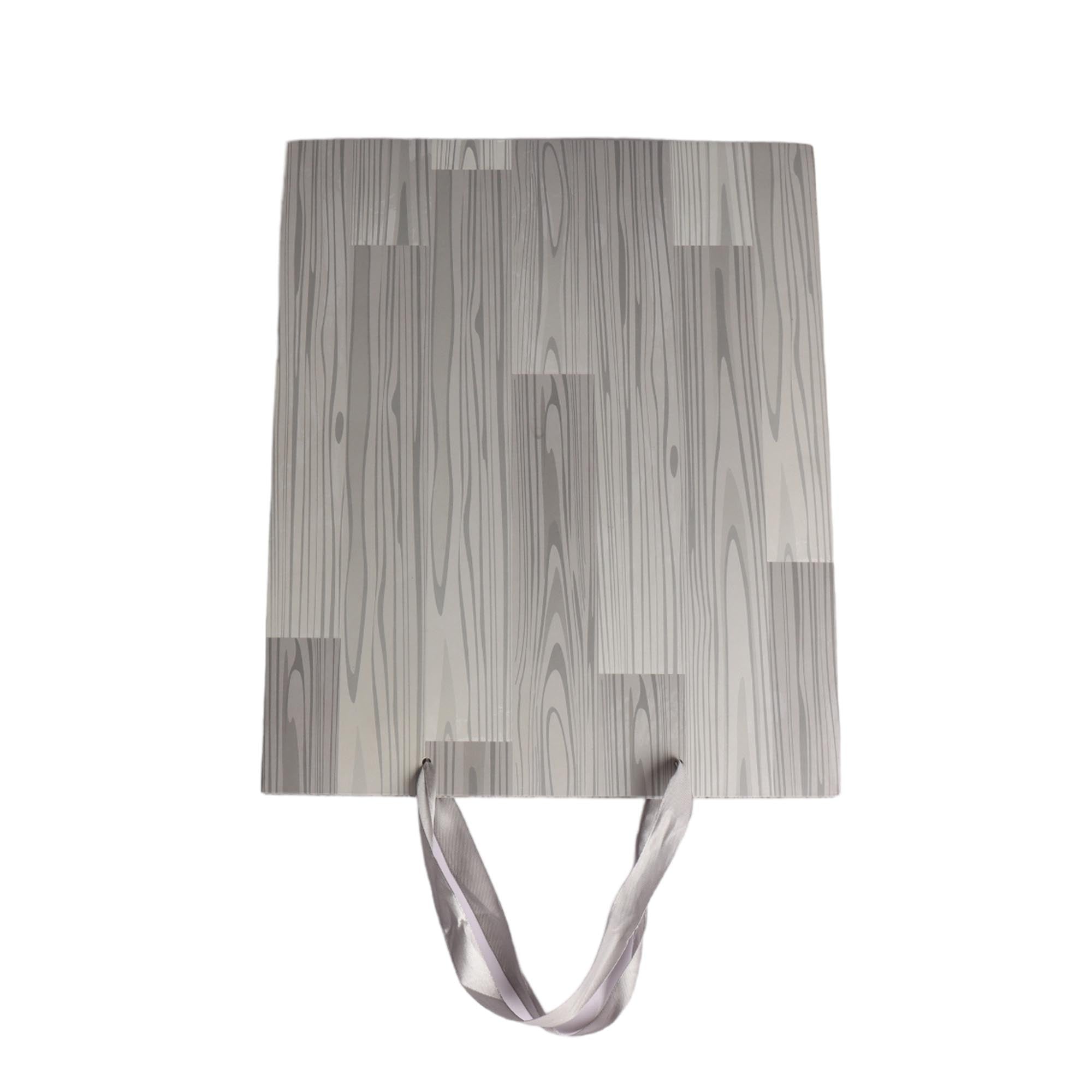 Designer Gift Paper Bag Wood 26x32cm Large
