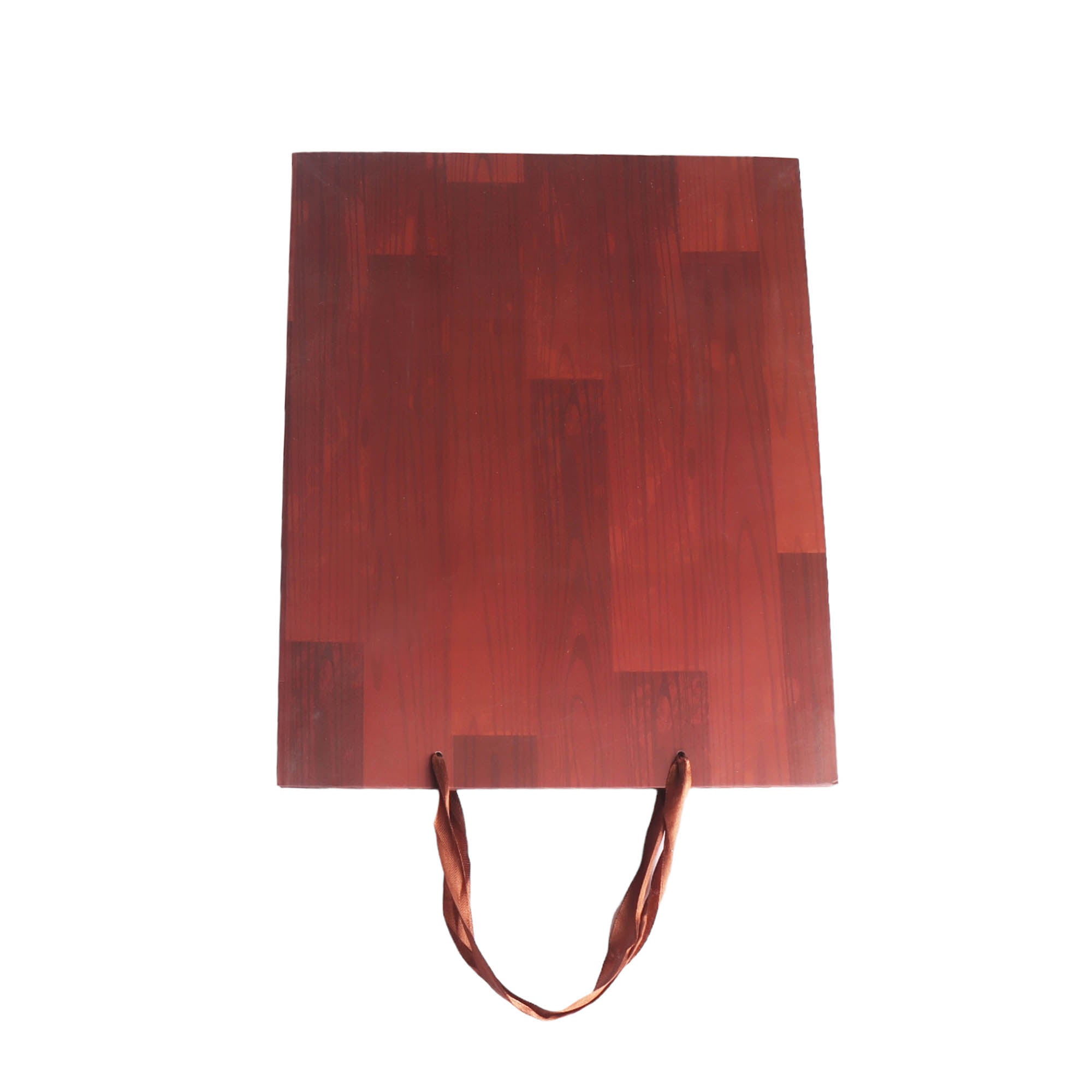 Designer Gift Paper Bag Wood 26x32cm Large