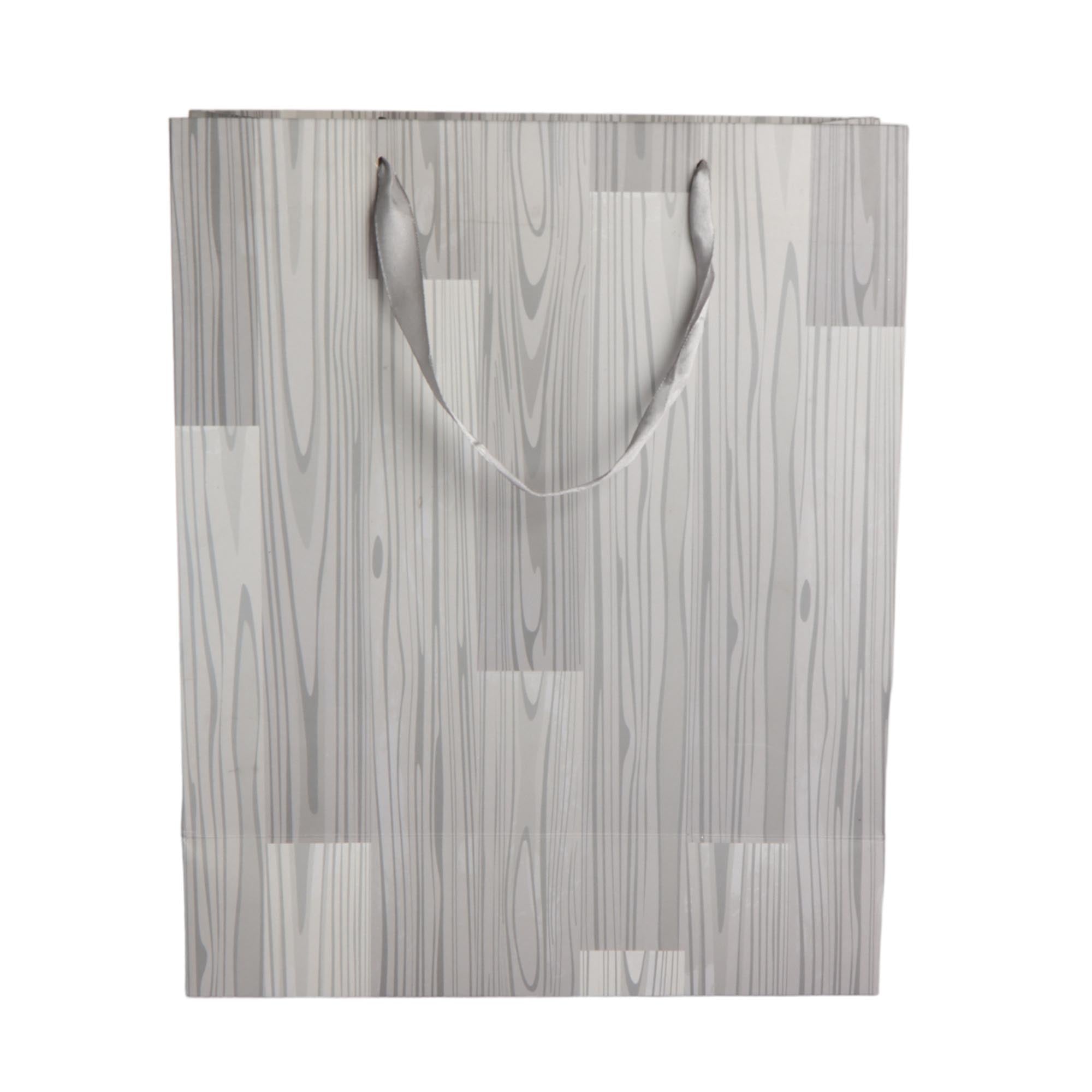 Designer Gift Paper Bag Wood 26x32cm Large