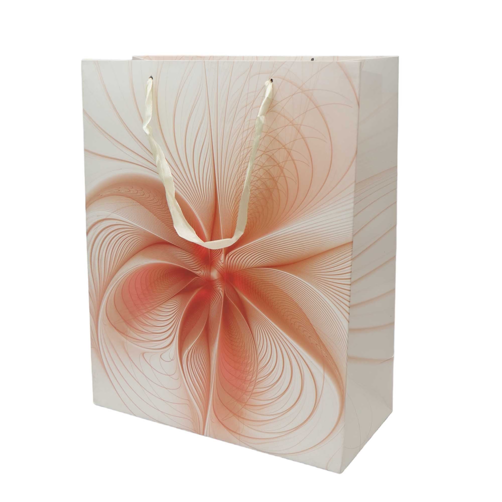 Designer Gift Paper Bag Flower 18x23cm Small