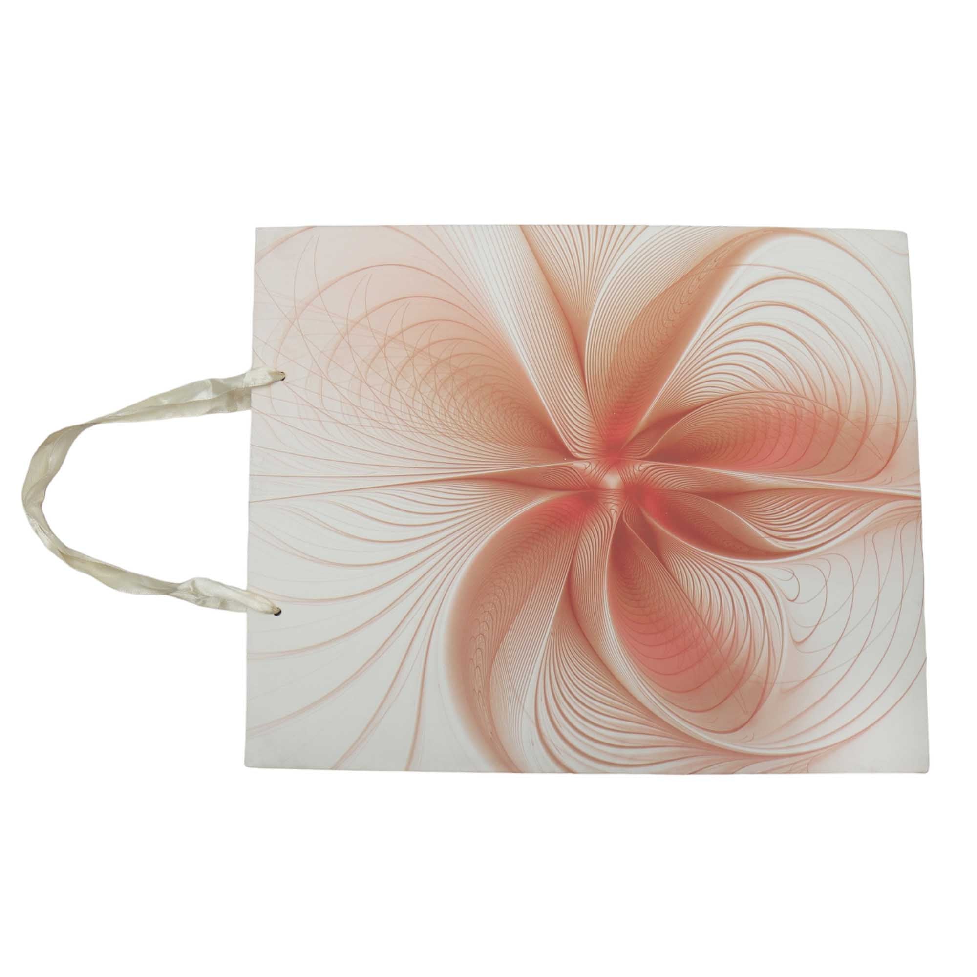 Designer Gift Paper Bag Flower 18x23cm Small