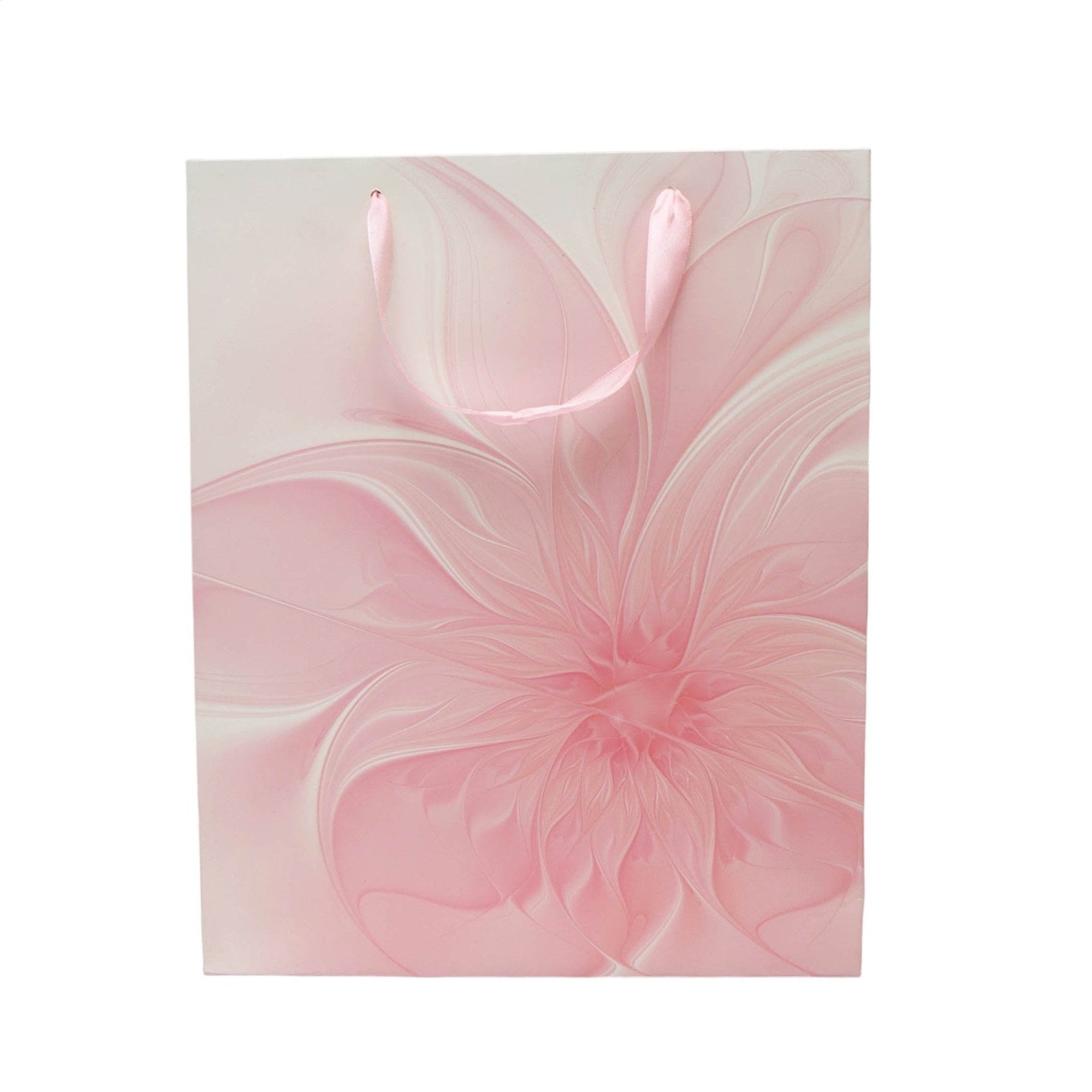 Designer Gift Paper Bag Flower Print 26x32cm Medium