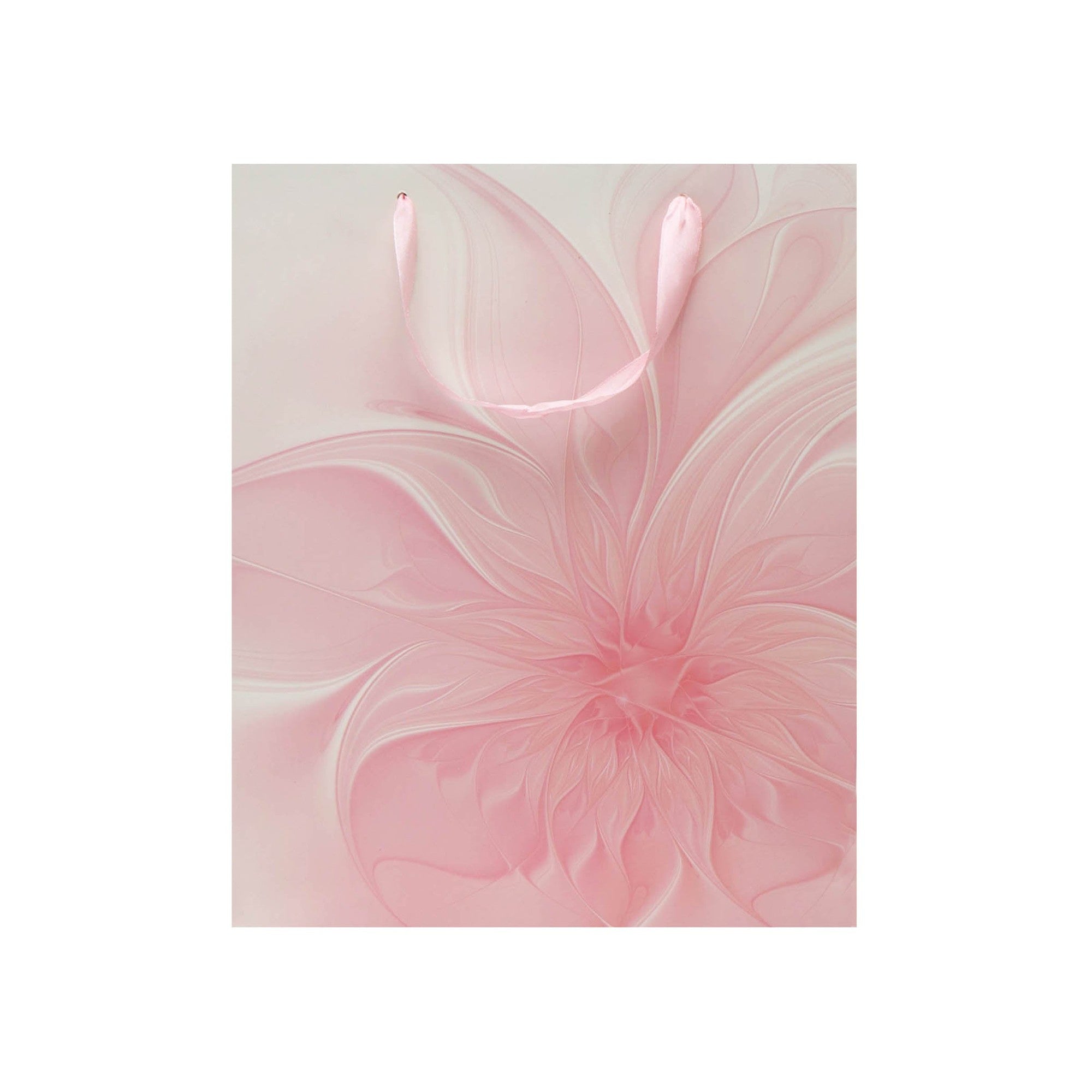 Designer Gift Paper Bag Flower Print 26x32cm Medium