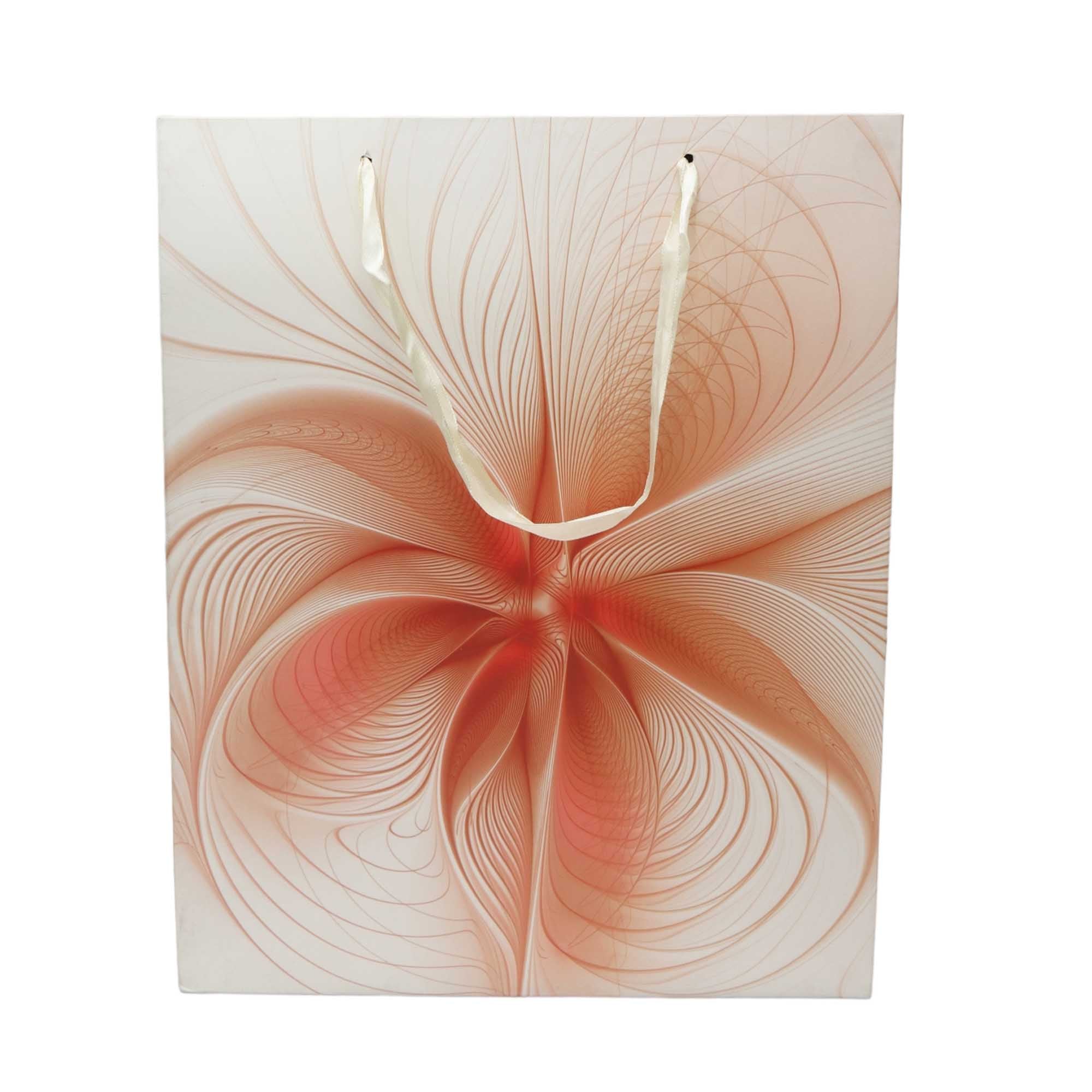 Designer Gift Paper Bag Flower 18x23cm Small