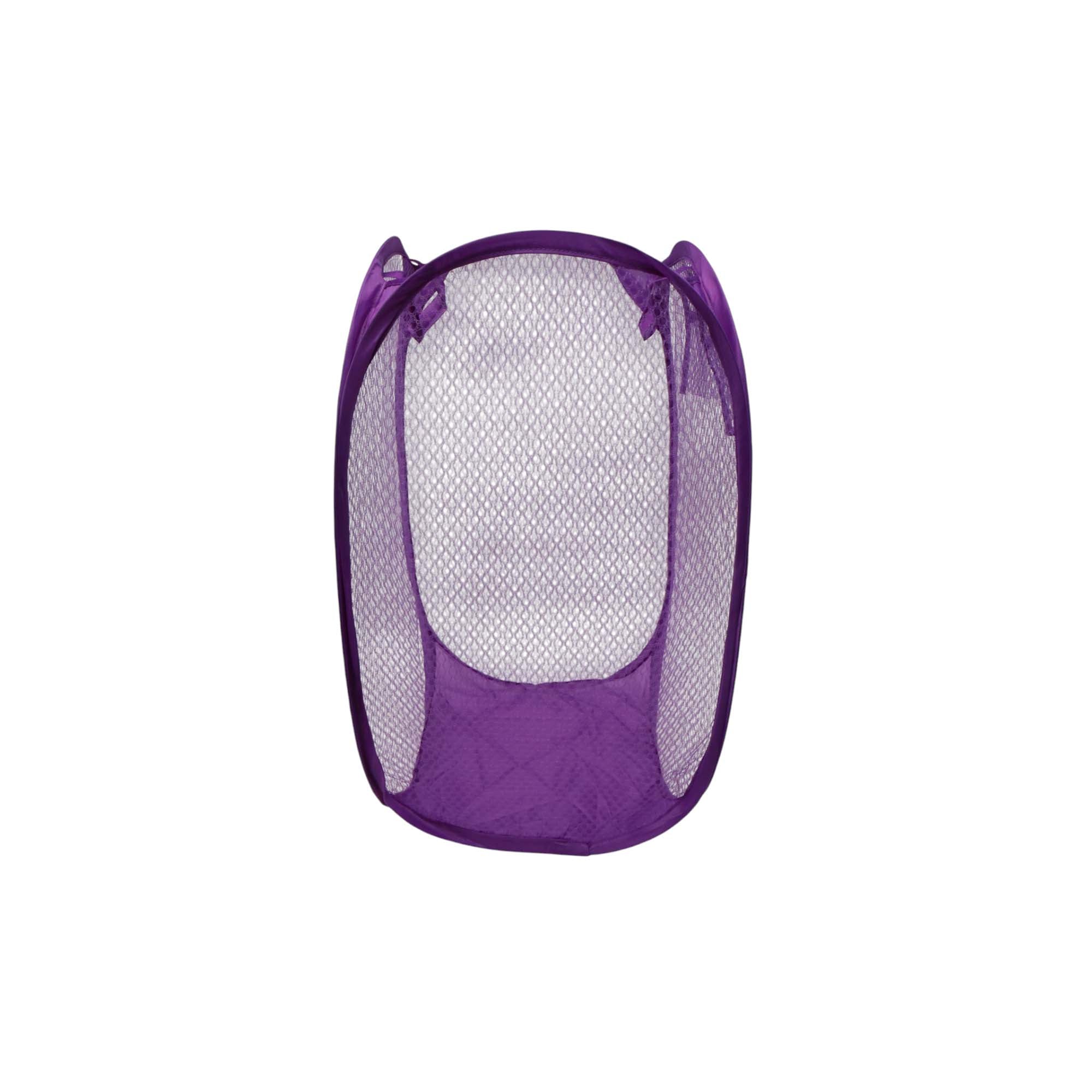 Foldable Mesh Pop-Up Laundry Basket 34x57cm