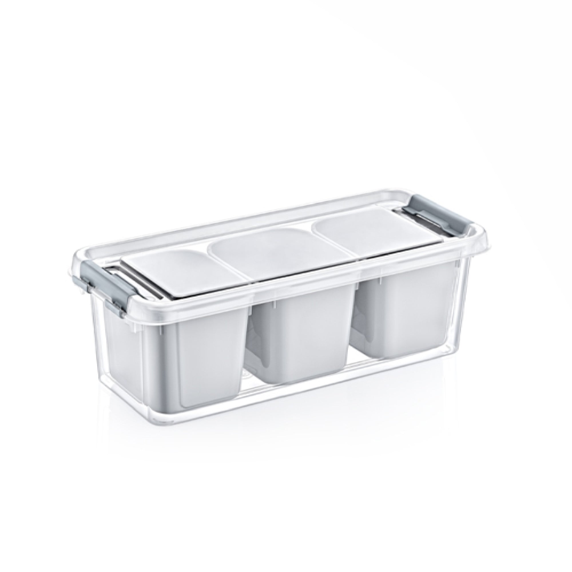 Hobby Life Plastic Grand Flat Organiser Storage Utility Container Box 3-Division 021065