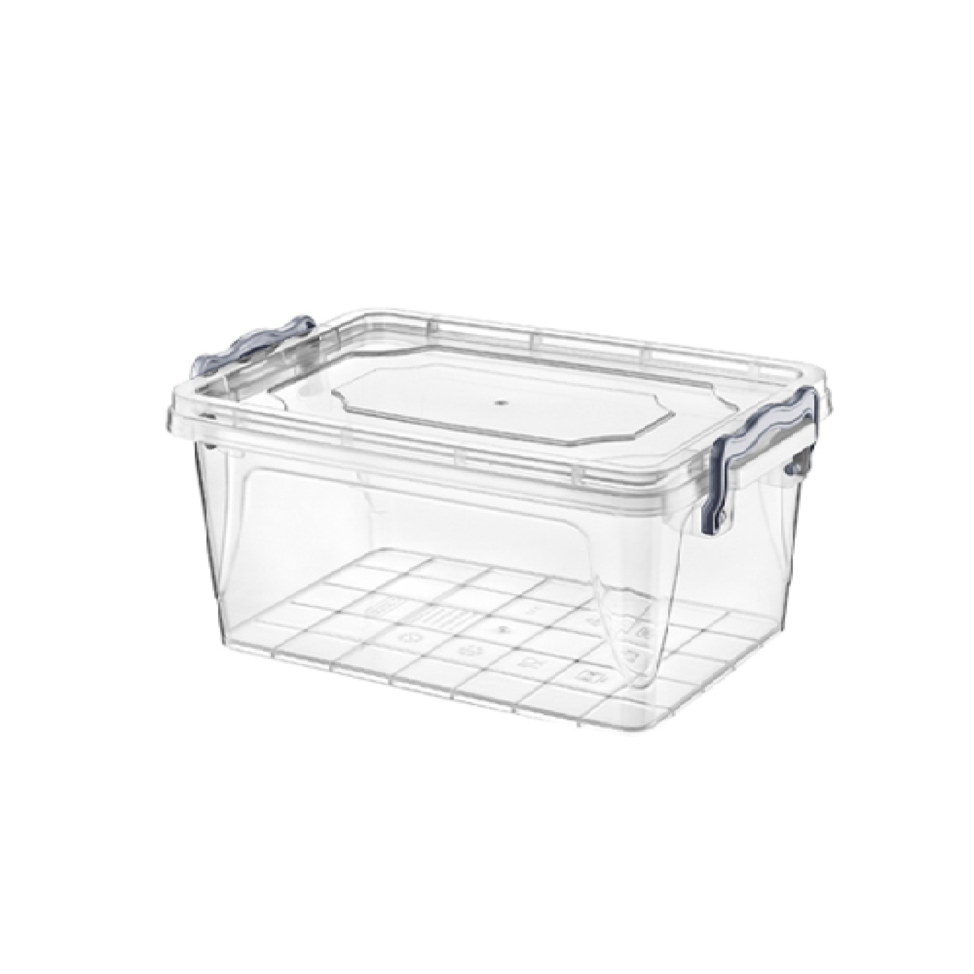 Hobby Life Multi Box Rectangular Utility Storage Container with Clip Lock Lid 5L 021101