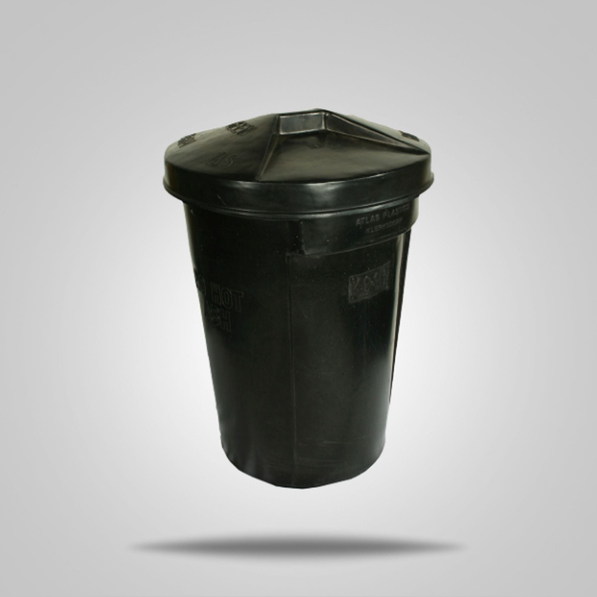 85L Atlas Refuse Bin Lid Black AP-825