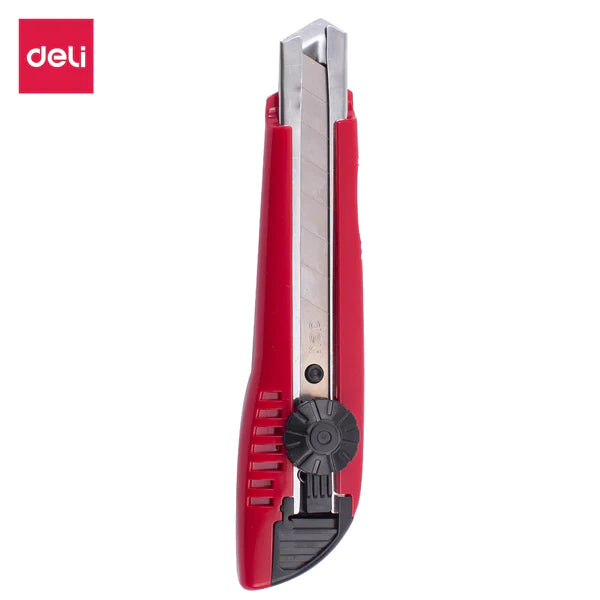 Deli Retractable Utility Knife Cutter with 8-Snap Off Blades