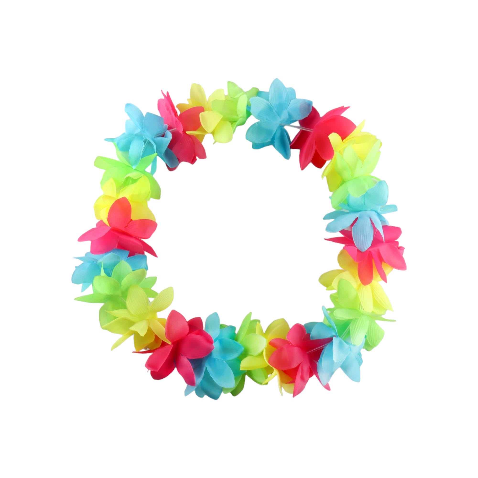 Tropical Hawaiian Lei Luau Flowers Necklaces Garland