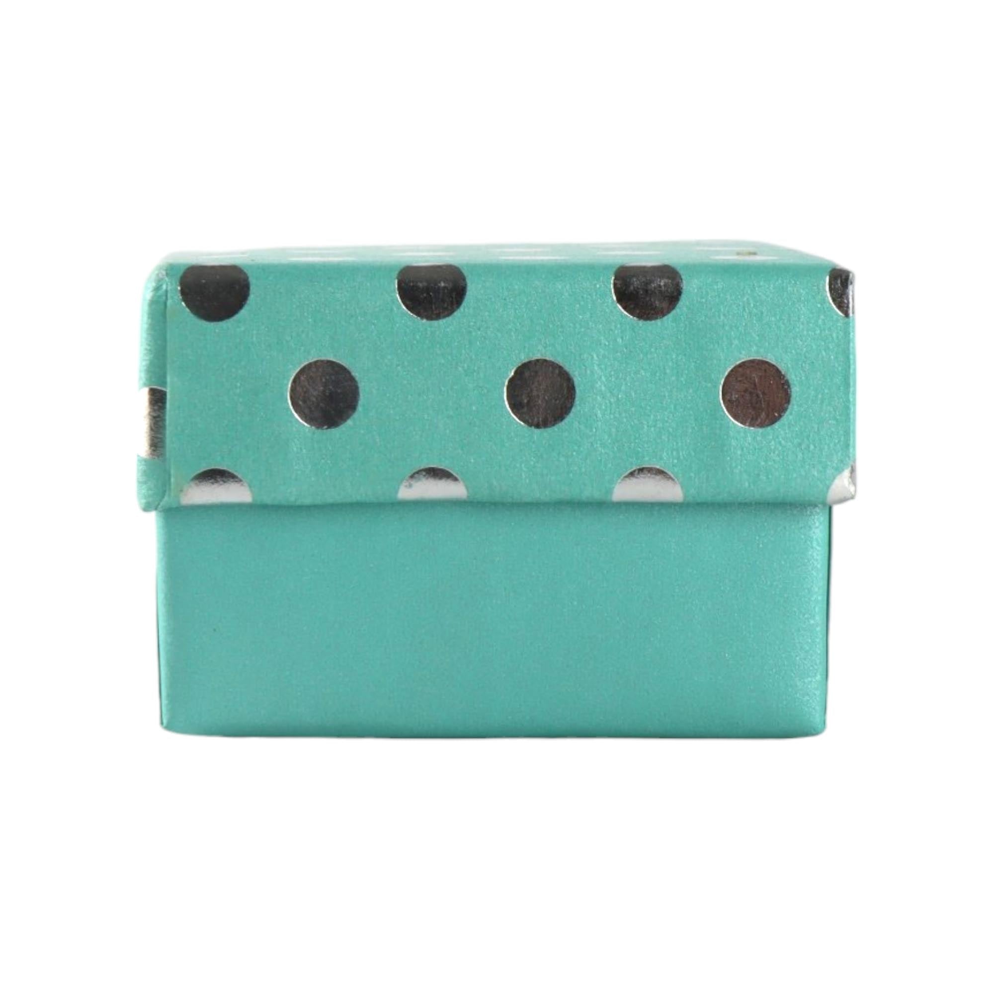 Mini Gift Box 5x5cm with Polka Dots with Lid