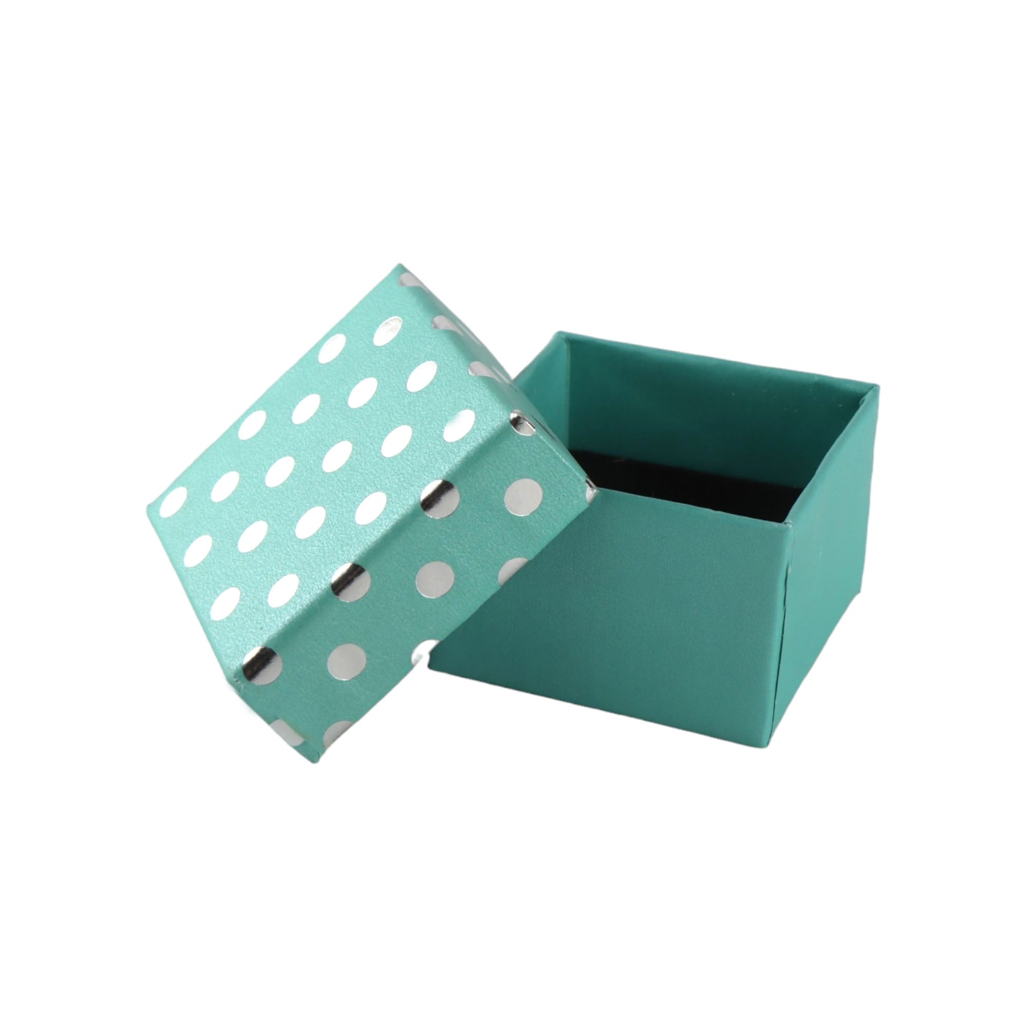 Mini Gift Box 5x5cm with Polka Dots with Lid