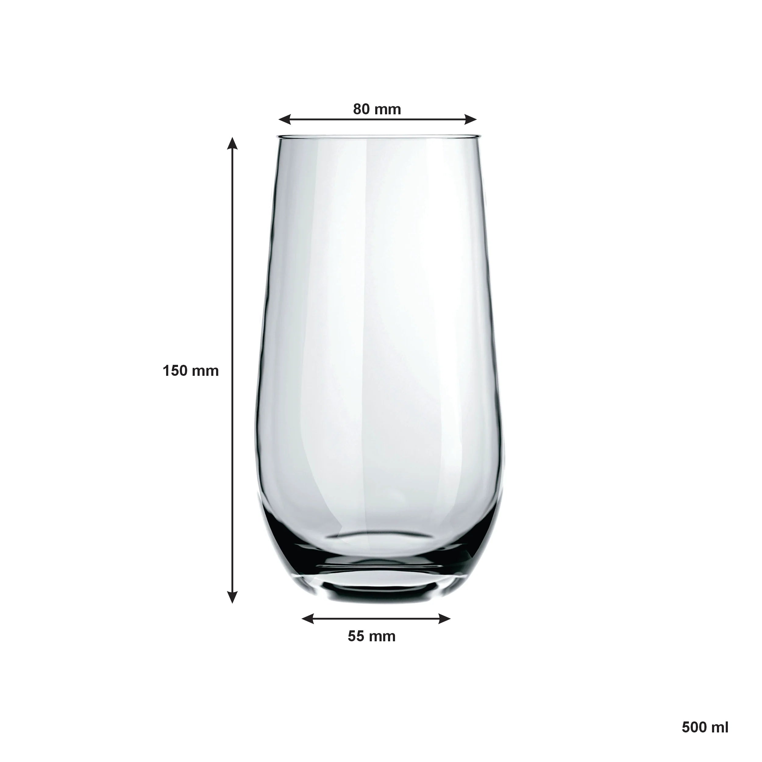 Nadir Dubai Glass Tumbler 530ml 26054